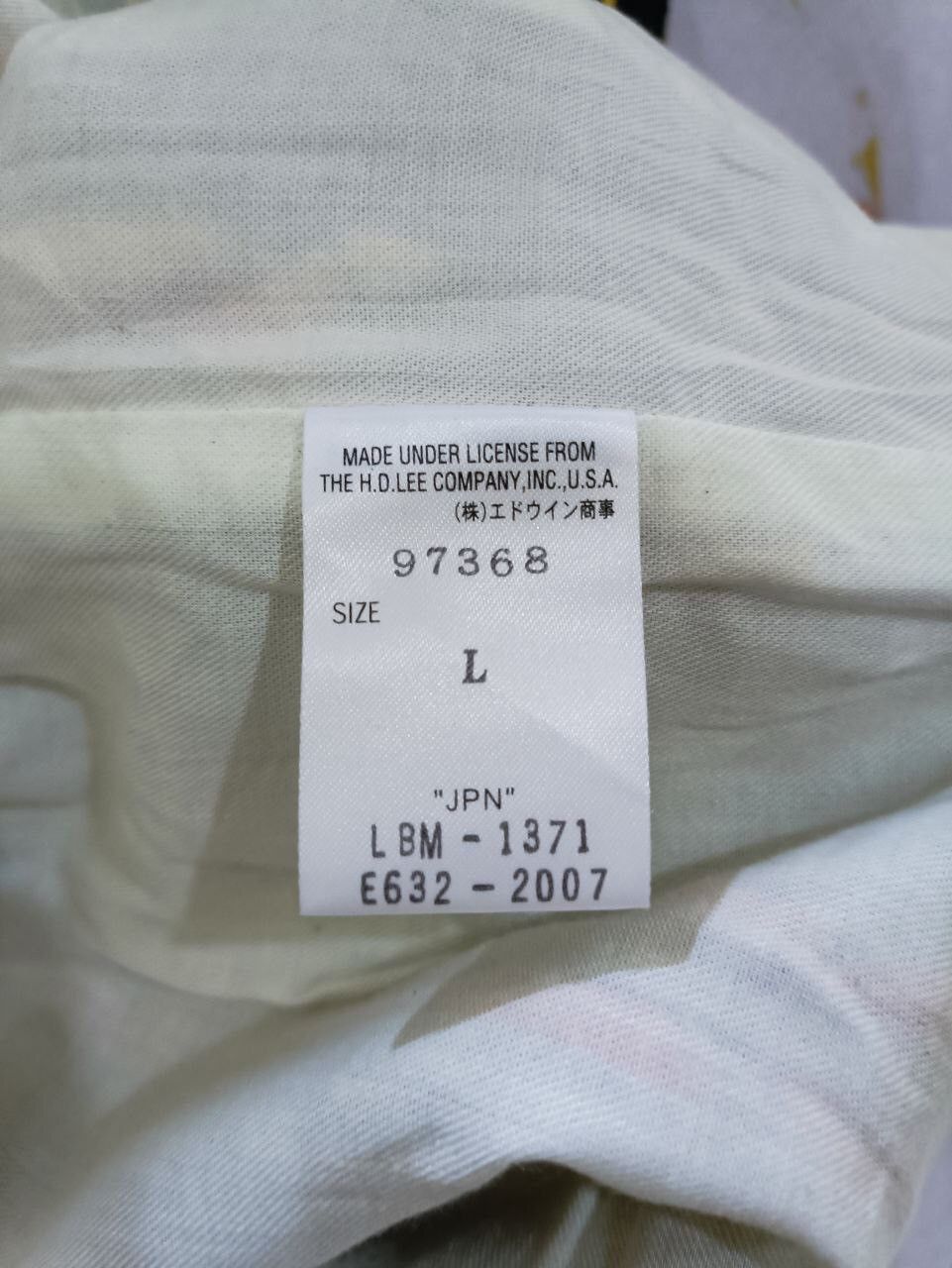 Lee × Vintage VINTAGE LEE VEST Size US M / EU 48-50 / 2 - 6 Thumbnail