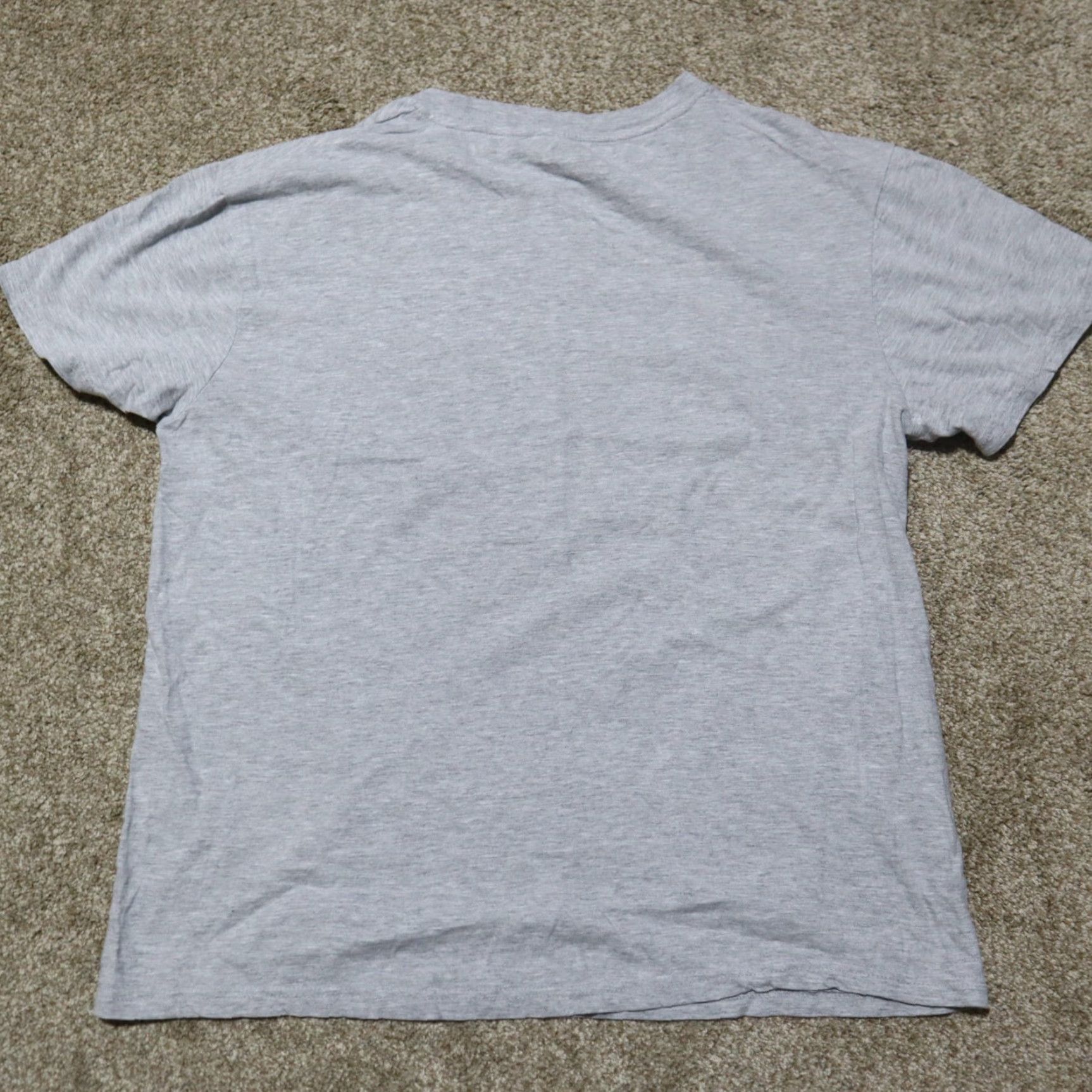 Vintage Mossy Oak Gray T-Shirt Women Short Sleeve Logo Graphic American Flag Boat Neck Pullover 100% Cotton L Mens? Size L / US 10 / IT 46 - 7 Thumbnail