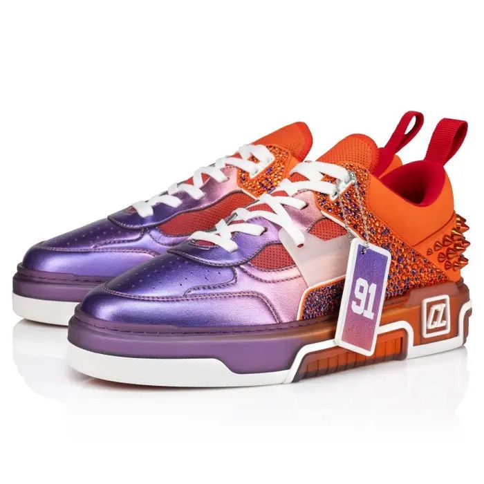 Christian Louboutin o1s1wg110425 Astroloubi Strass Sb Flat in Multicolor Size US 8.5 / EU 41-42 - 1 Thumbnail