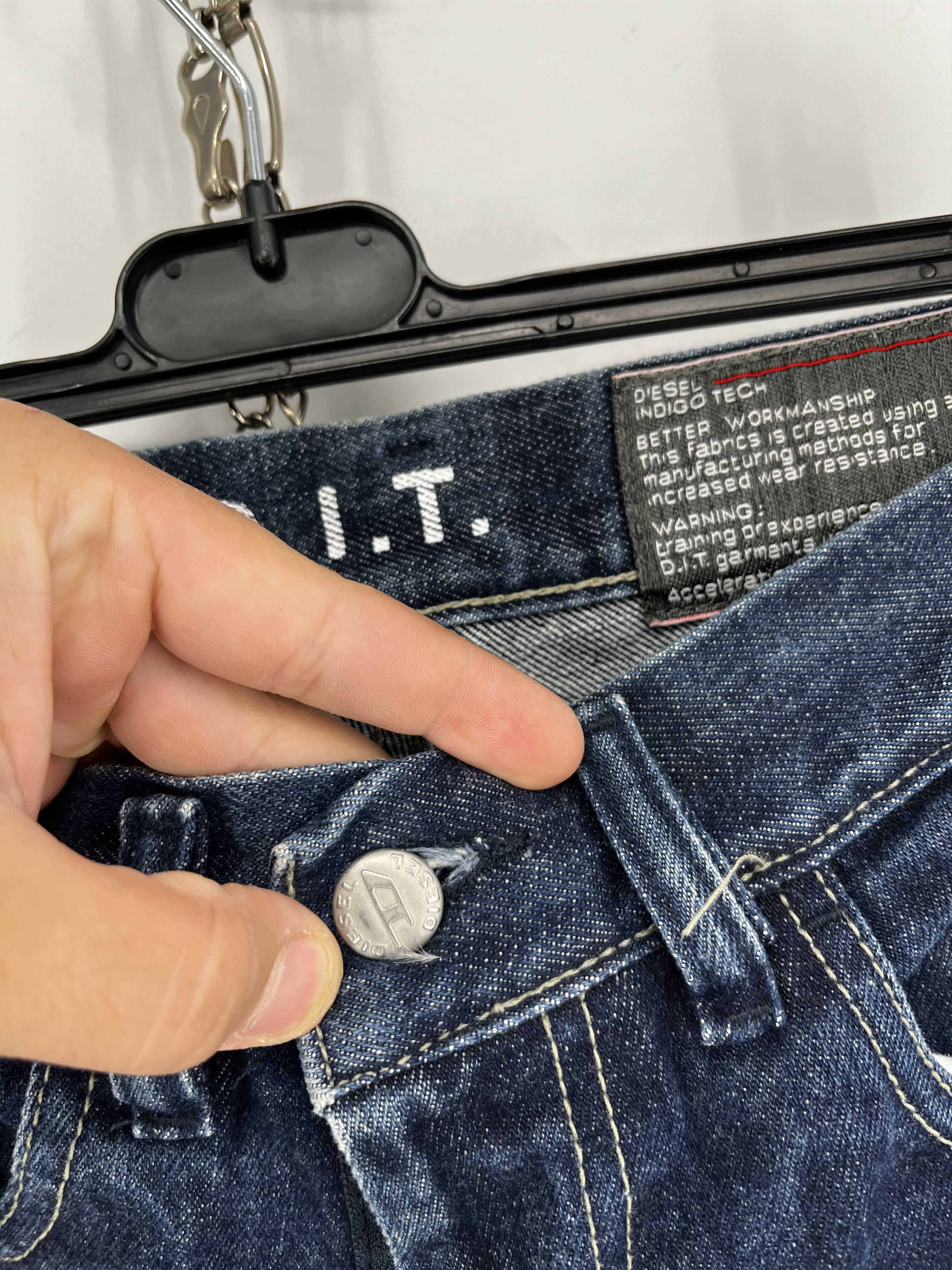 Diesel Diesel Indigo Tech D.I.T. Vintage Mens Jeans Denim Pants Size US 28 / EU 44 - 8 Thumbnail