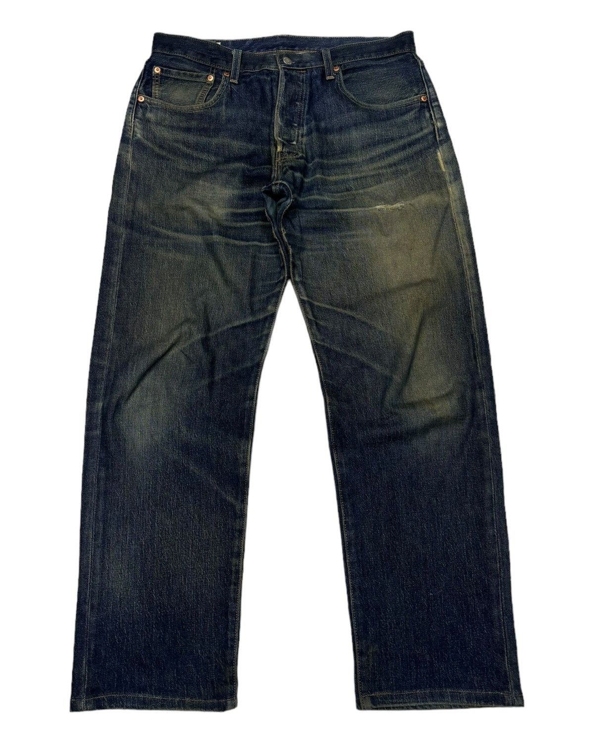 Levi's × Levi's Vintage Clothing × Vintage 🔥VINTAGE LEVIS 501 ‘93 BIG E DISTRESSED DENIM JEANS Size US 32 / EU 48 - 7 Thumbnail