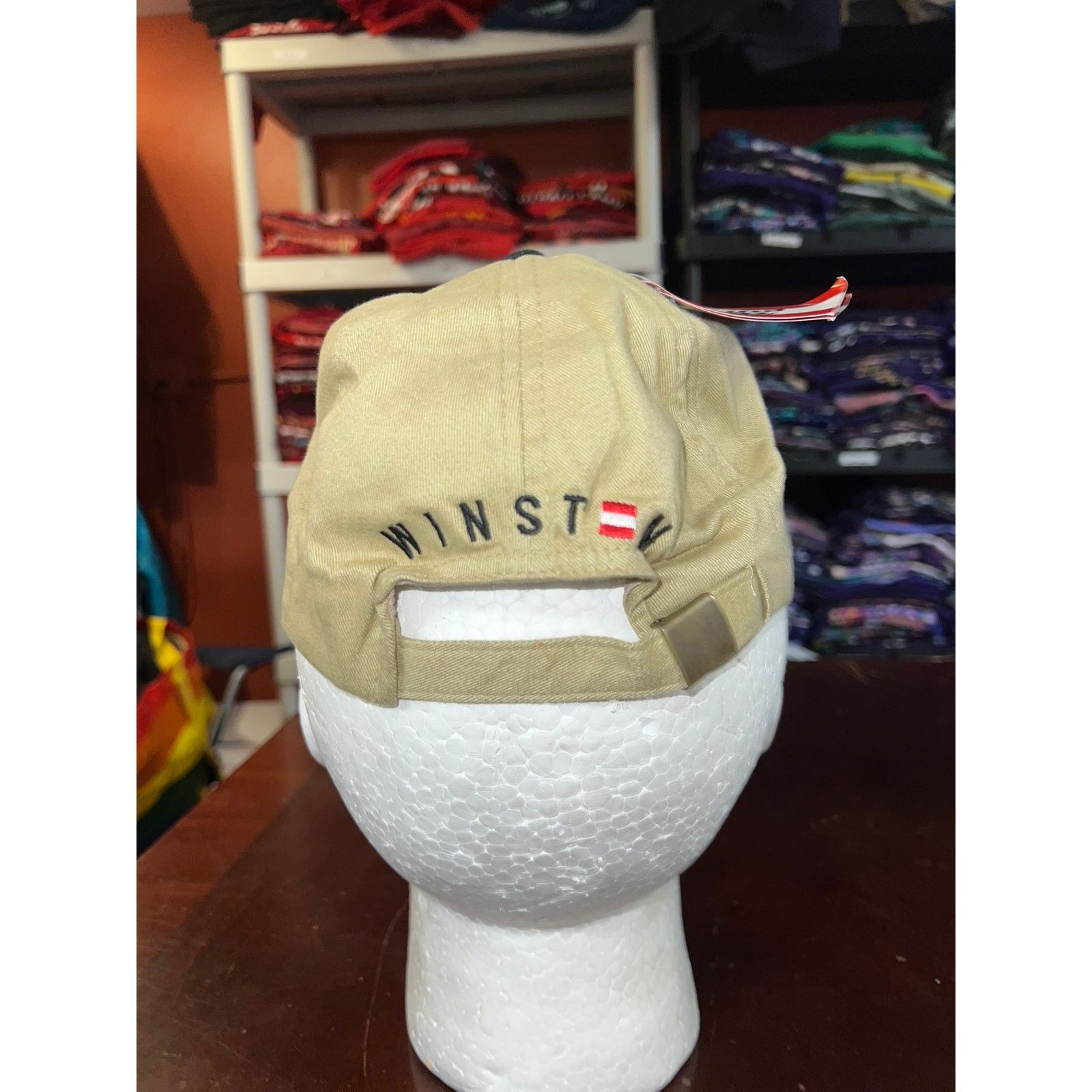 Other Vintage Winston Hat No Bull Cap Brown Headwear NWT 90s OS Size ONE SIZE - 4 Thumbnail