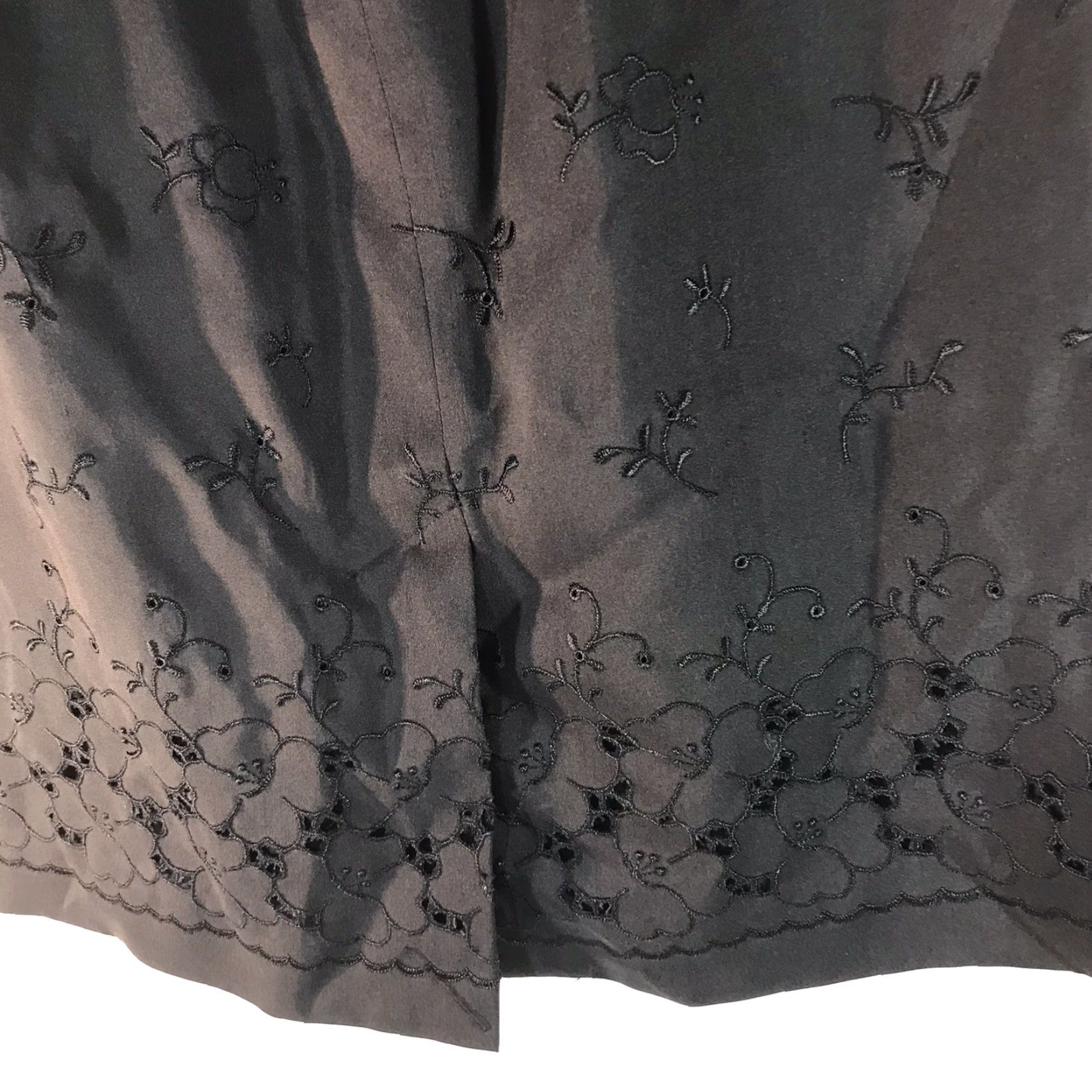 Talbots VINTAGE Talbots Petites Black Silk Sheath Dress 2 Women's Knee-Length Party Cocktail Business Summer Size XS / US 0-2 / IT 36-38 - 5 Thumbnail