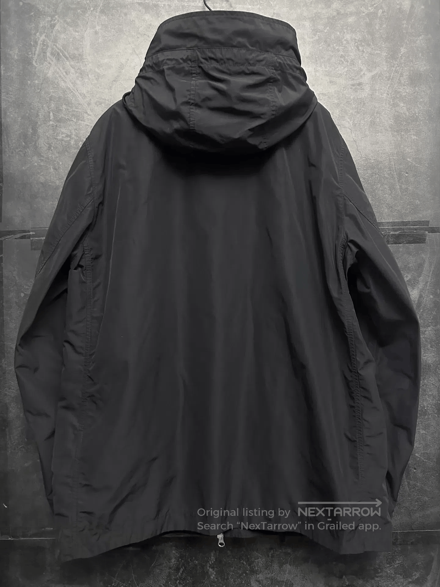 Stone Island Black Hooded Light Jacket with Zip and Pockets. Size US XXL / EU 58 / 5 - 2 Thumbnail