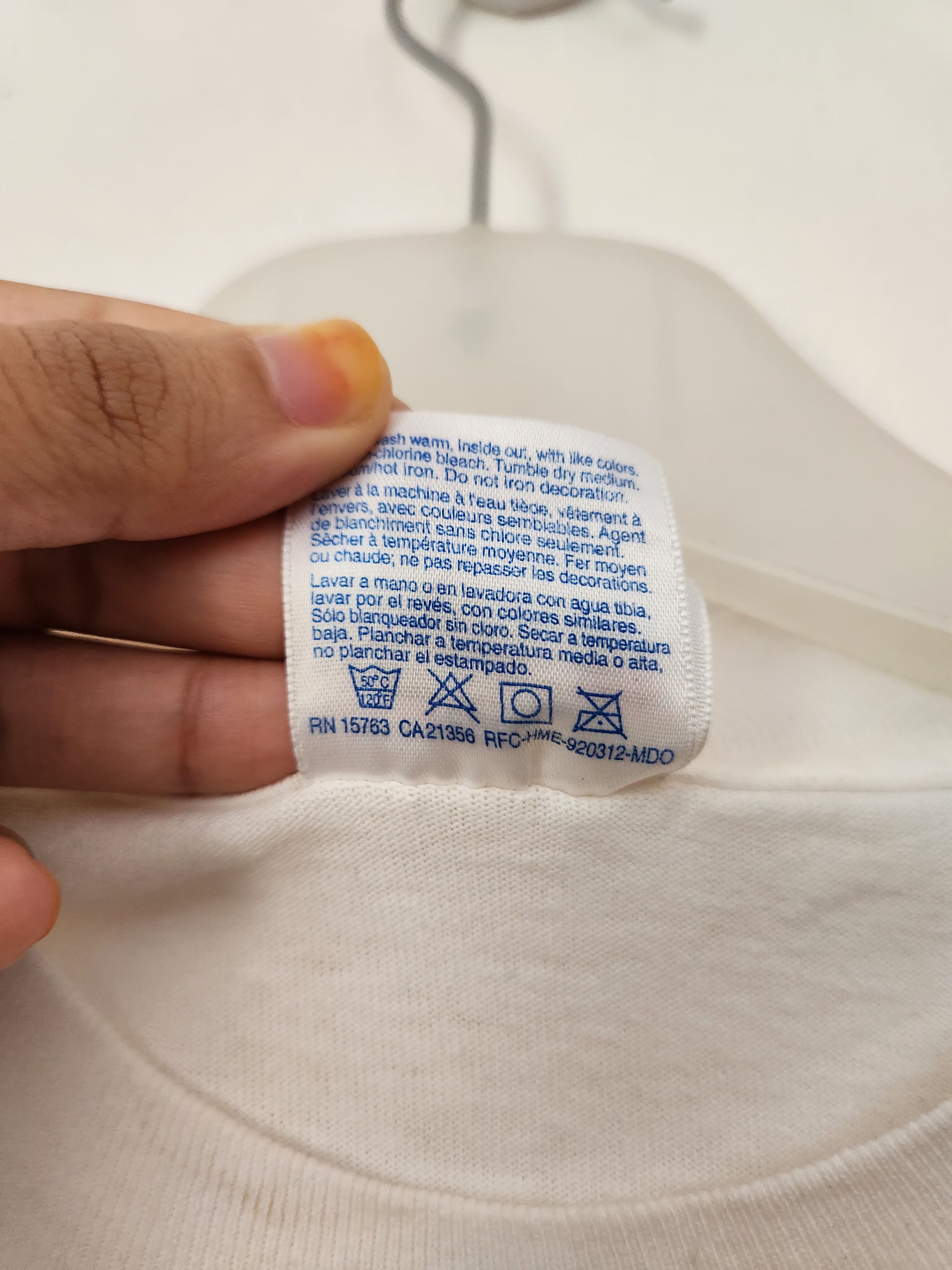 Vintage Hanes White Tee Grailed