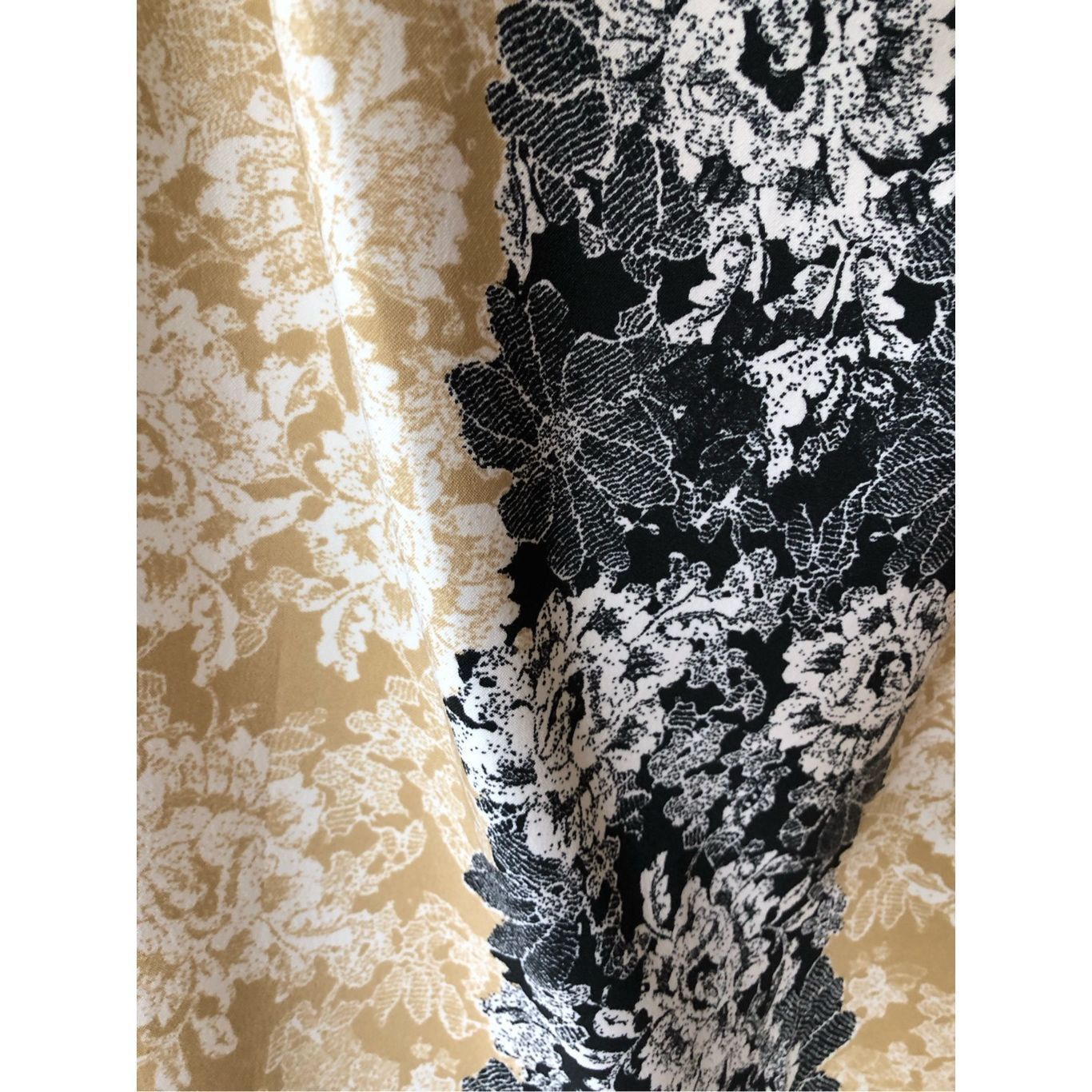 Other Emma & Michelle Women’s Black and Cream Two Tone Floral Patt Size XXL / US 16-18 / IT 52-54 - 4 Thumbnail
