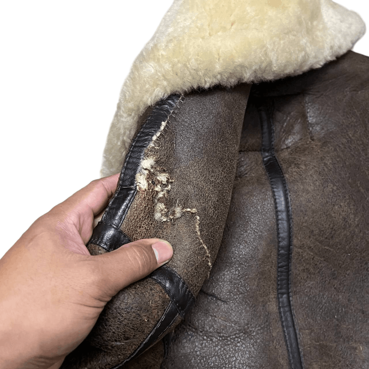 Harley Davidson Vintage Harley Davidson Motorcycle Sheepskin Leather Jacket Size US S / EU 44-46 / 1 - 13 Thumbnail