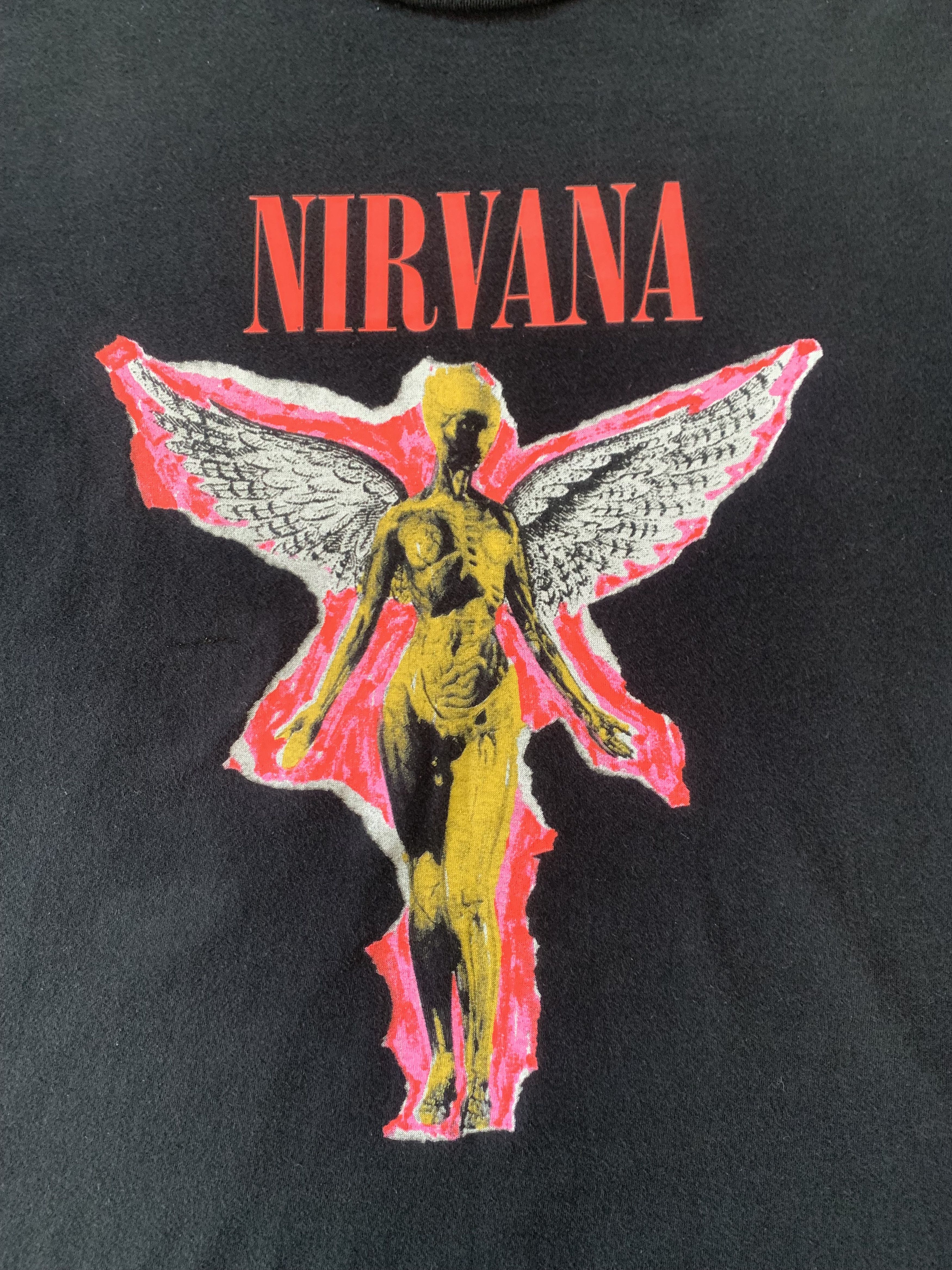 Other Mens Black Nirvana In Utero Printed T Shirt Size US XL / EU 56 / 4 - 5 Thumbnail