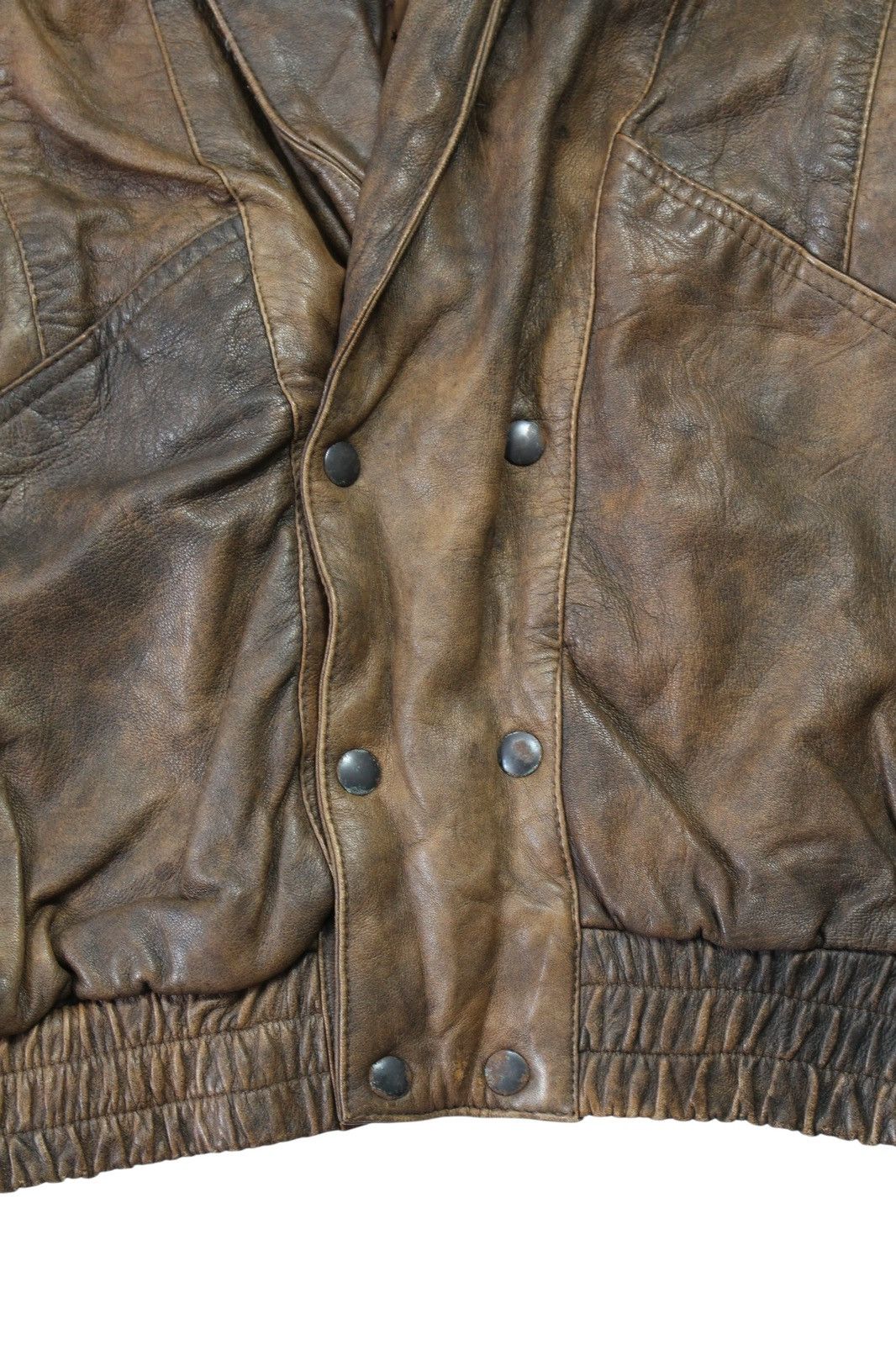 Vera Pelle 2000S VERRA PELLE LEATHER SHAWL COLLAR JACKET Size US L / EU 52-54 / 3 - 7 Thumbnail