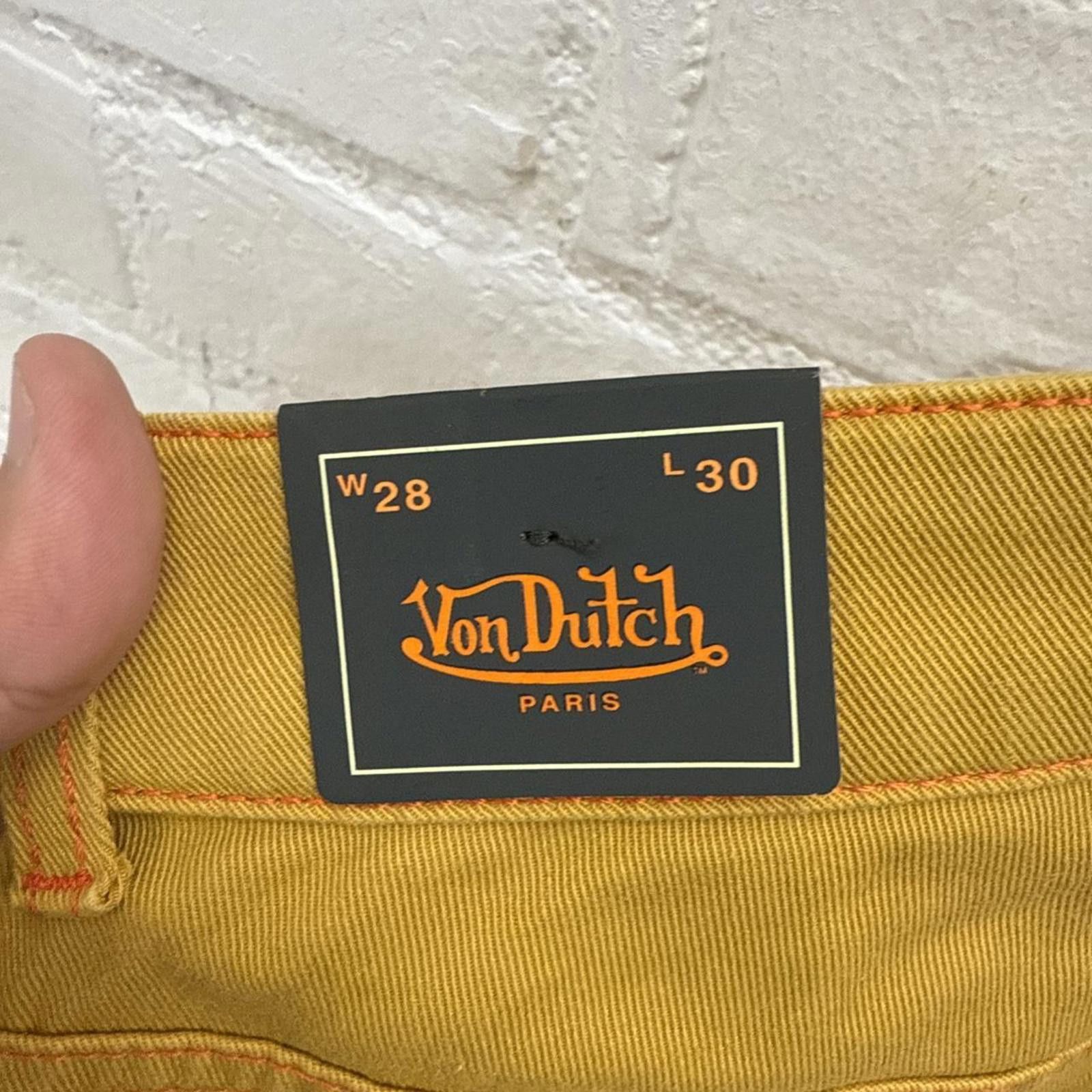 Von Dutch Von Dutch Paris Yellow Flare Jeans Size W28 L30 Size US 28 / EU 44 - 5 Thumbnail