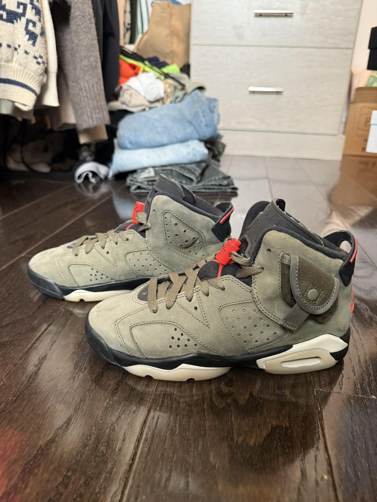 Nike × Travis Scott Travis Scott x Air jordan 6 retro Size US 5 / EU 37 - 6 Thumbnail