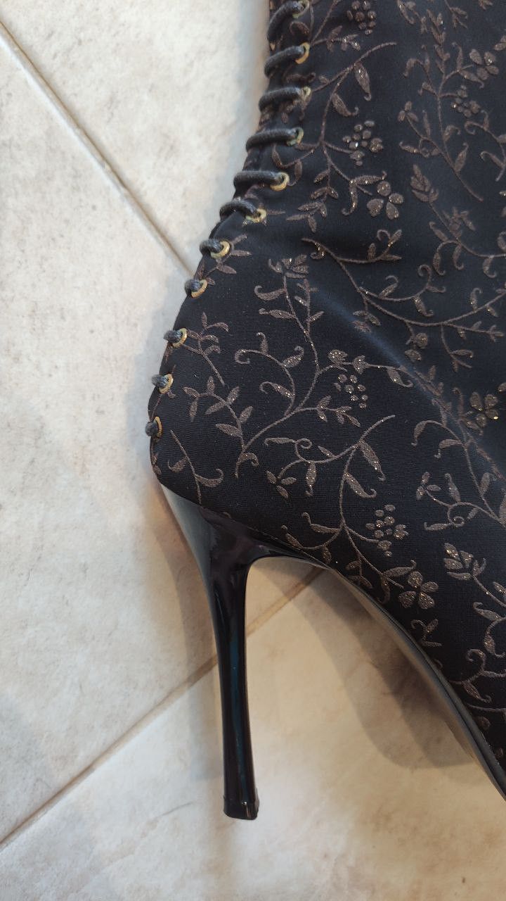 Other Designer Pointed Toe Boots Stiletto Heels US 6.5 / Eur 37 Size US 6.5 / IT 36.5 - 10 Thumbnail