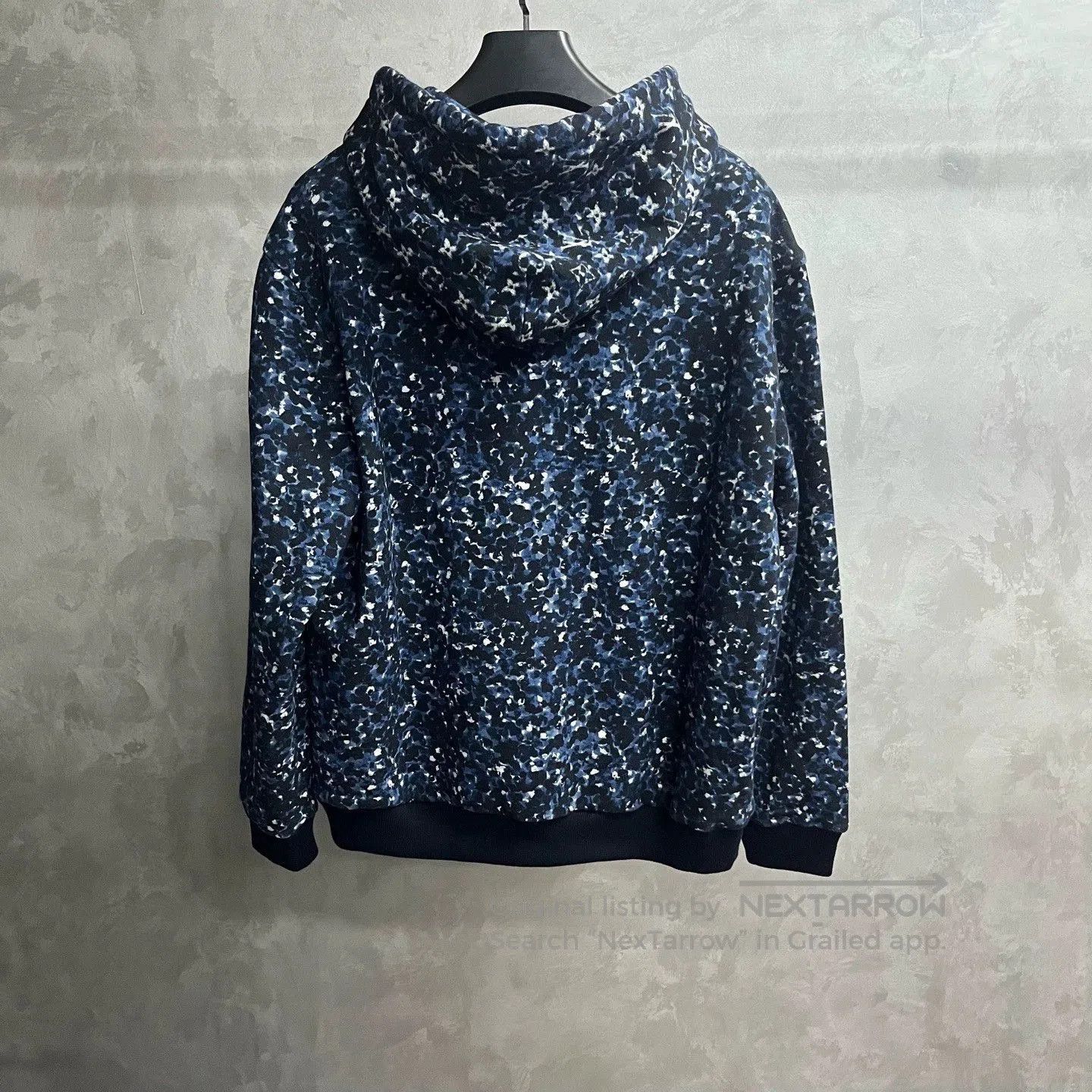 Louis Vuitton blue logo zip-up hooded jacket. Size US XL / EU 56 / 4 - 5 Thumbnail