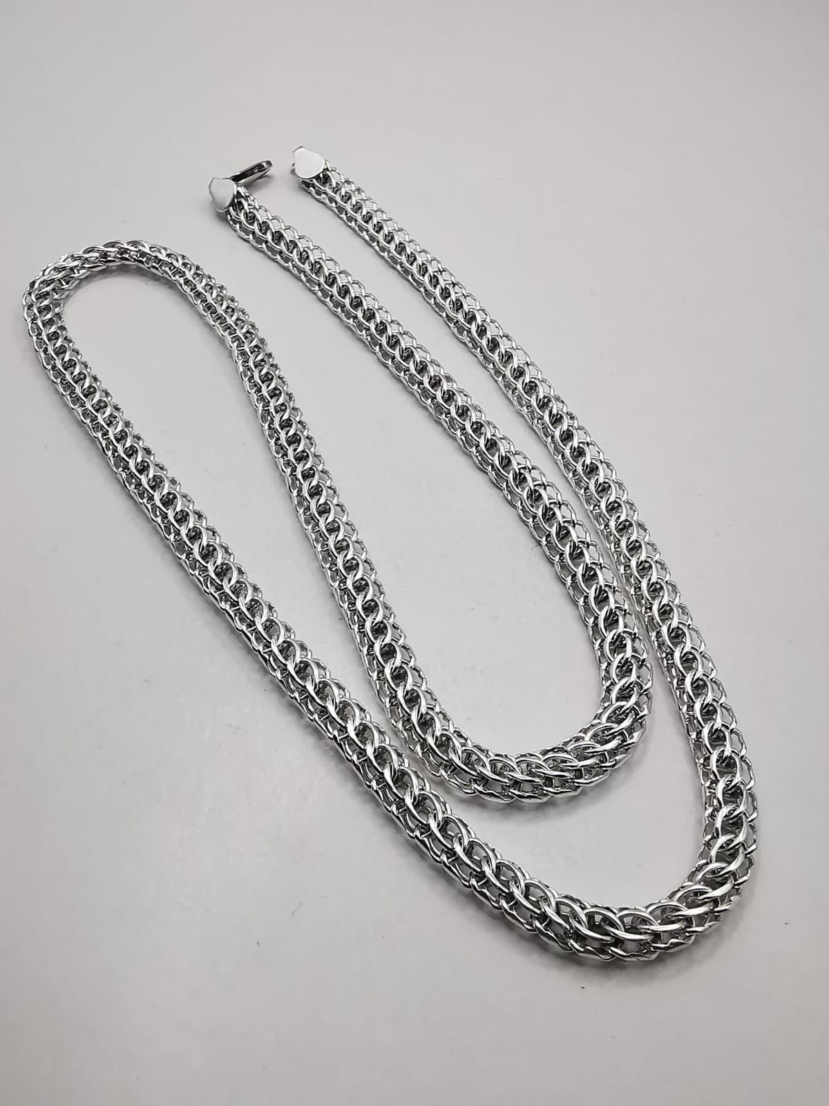 Sterling Silver × Vintage Vintage Jewelry Chain, 925 Sterling Silver, Signed 34.76g Size ONE SIZE - 1 Thumbnail