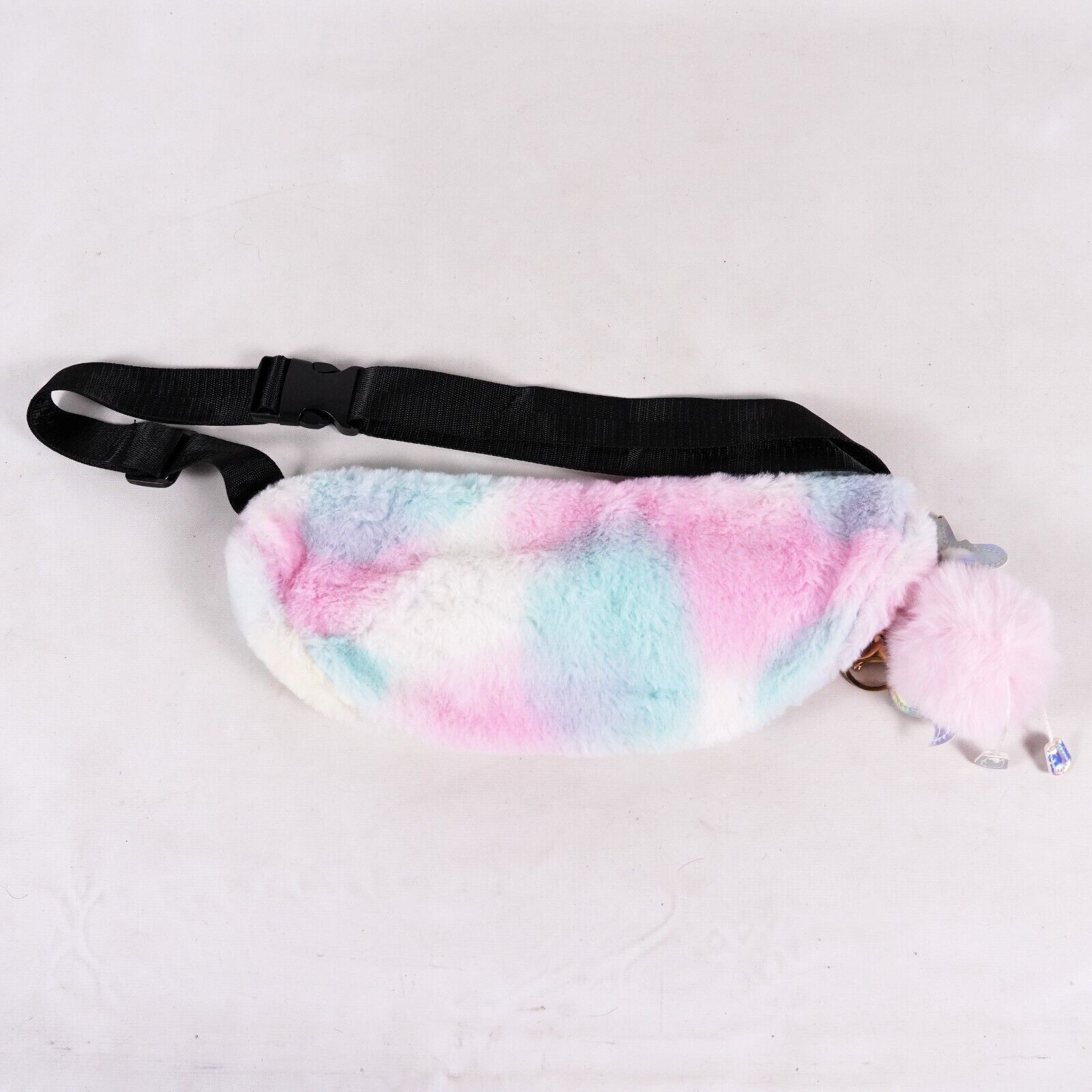Other Unicorn Soft Fuzzy Plush Fanny Pack Waist Bag Purse Pink Size ONE SIZE - 4 Thumbnail
