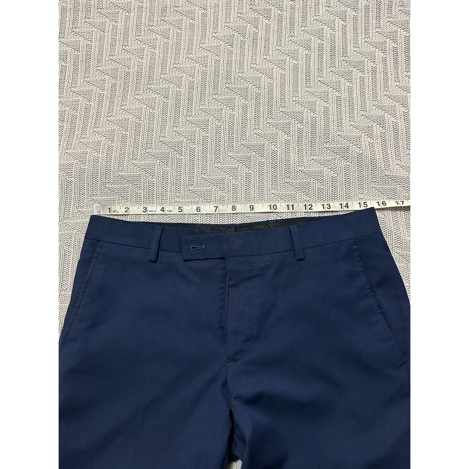 Egara Egara Orange extreme slim fit navy suit size 38S Size 38S - 12 Thumbnail