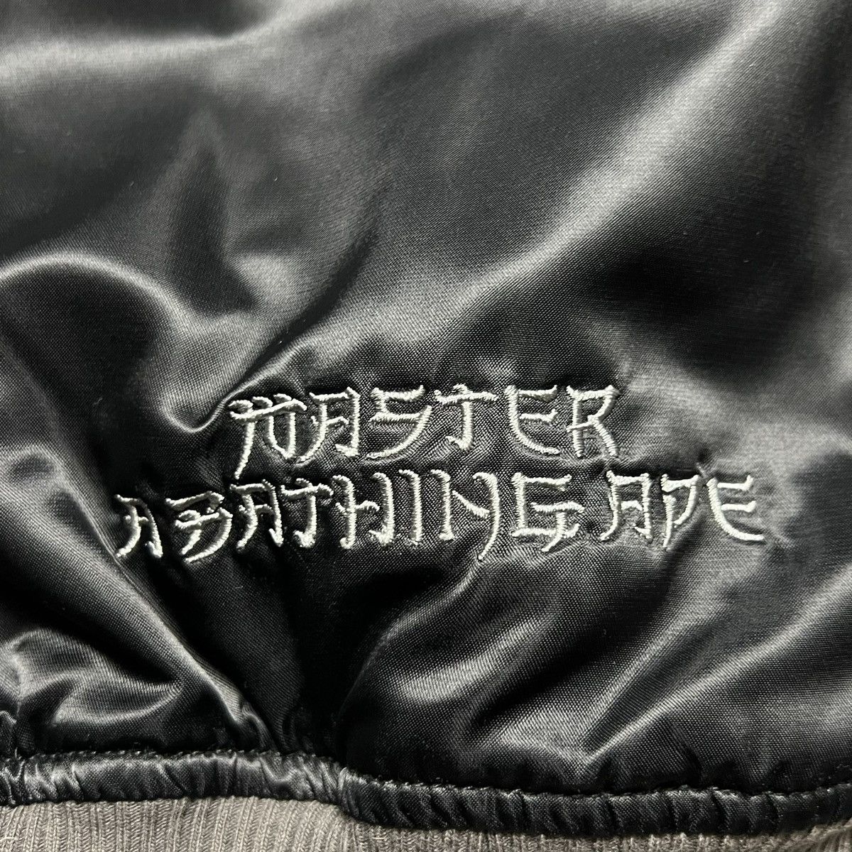 Bape Bape Black Satin Virsity Bombes Jacket Size US M / EU 48-50 / 2 - 5 Thumbnail