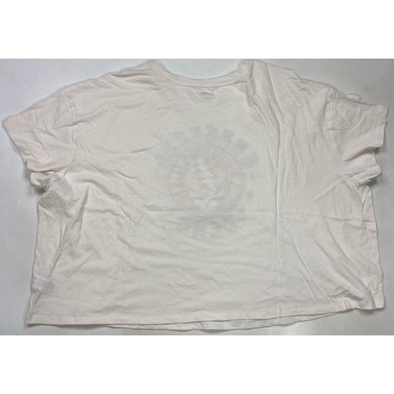 Old Navy VINTAGE Grateful Dead Logo T-shirt Women 4X Ivory Short Sleeve Music Size XXL / US 16-18 / IT 52-54 - 3 Thumbnail