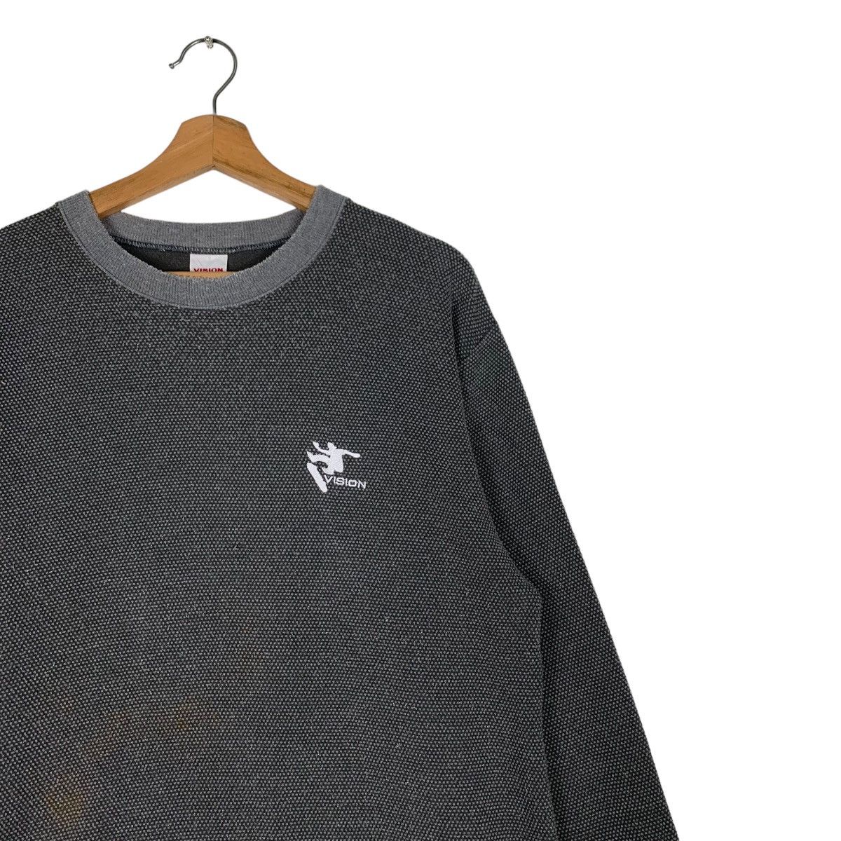 Vision Streetwear Vision Street Wear Embroidery Small Logo Sweater #0817-C37 Size US XL / EU 56 / 4 - 5 Thumbnail