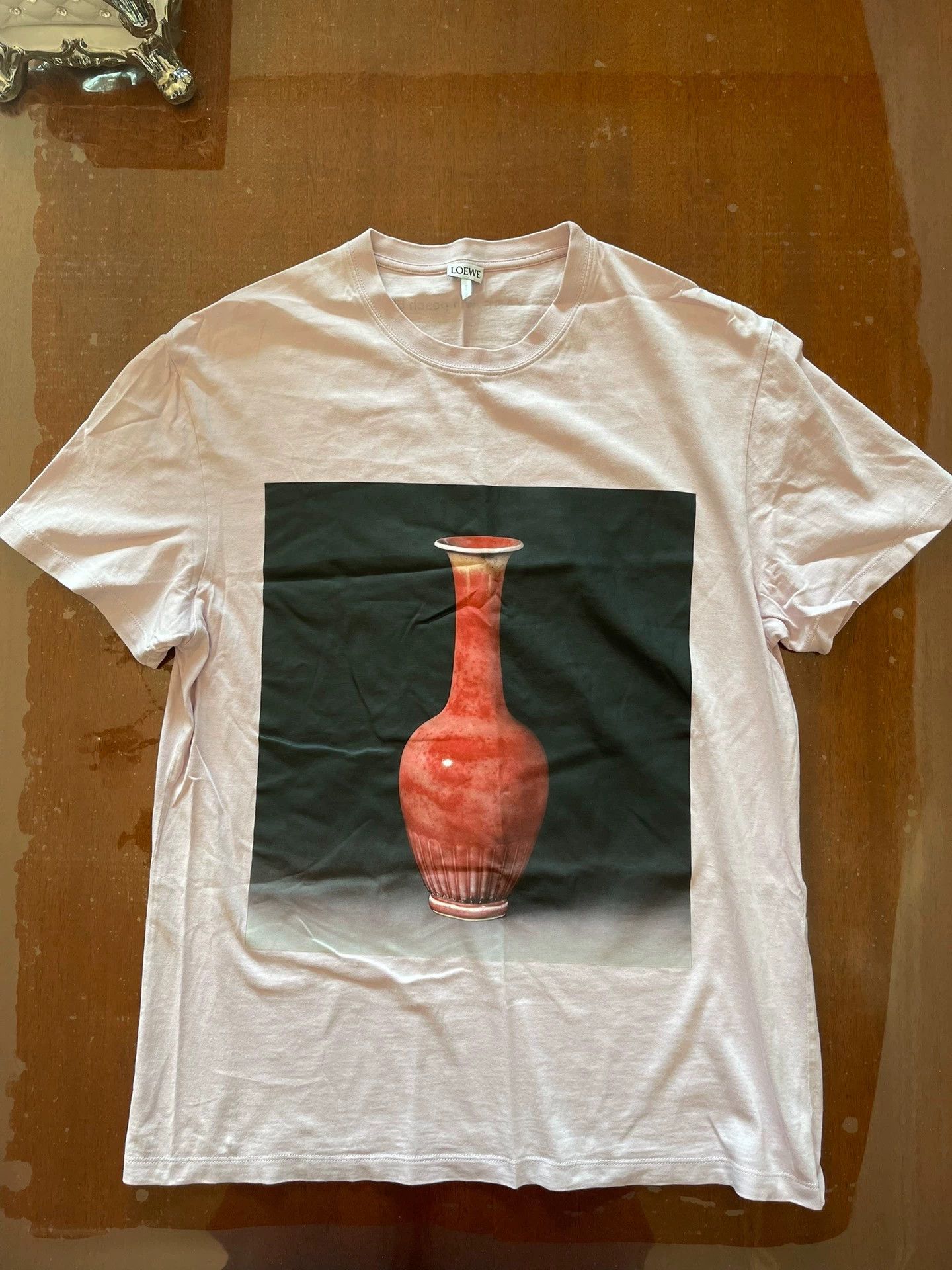 Loewe LOEWE New Vase Pattern Light Pink Short Sleeve Tee Size US XS / EU 42 / 0 - 1 Thumbnail
