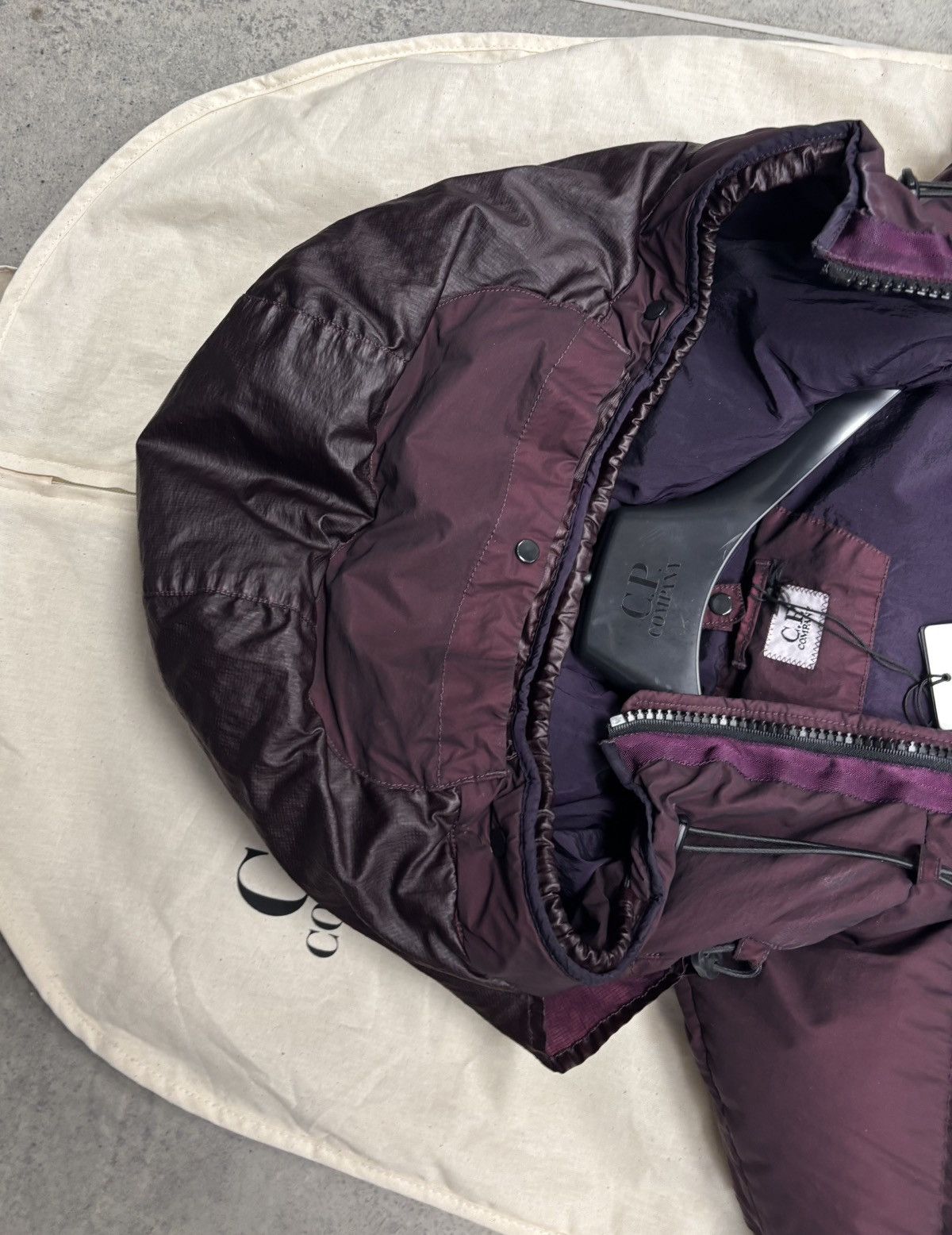 C.P. Company Cp Company burgundy puffer jacket Size US XL / EU 56 / 4 - 4 Thumbnail