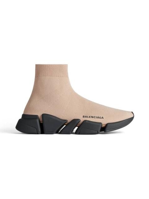speed 2.0 recycled knit sneaker beige