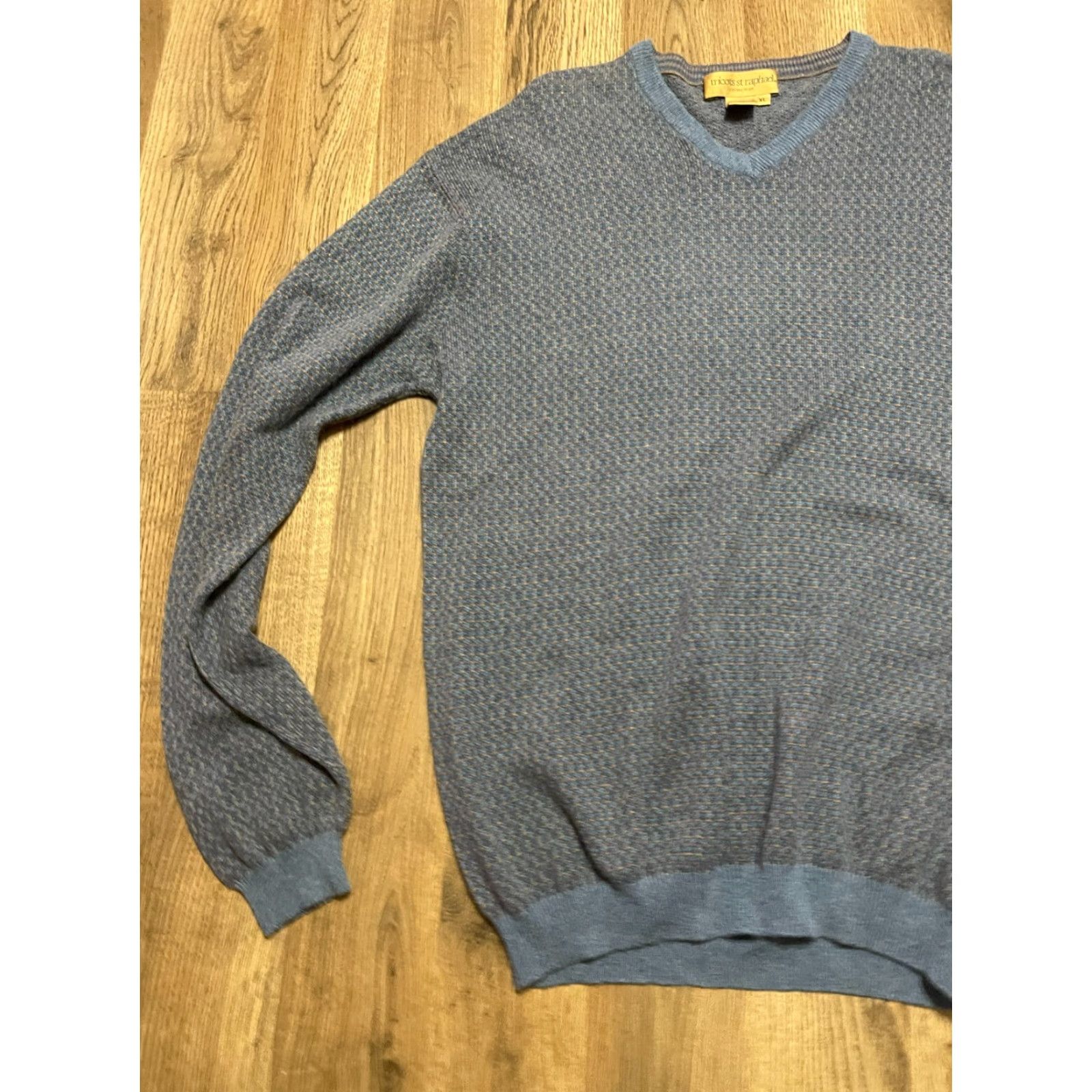 Vintage **Men's Tricots St. Raphael Pullover Shirt, XL, Blue Brown, Long Sleeve** User: Men's Tricots St. Raphael Pullover Shirt, XL, Blue Brown, Long Sleeve Size US XL / EU 56 / 4 - 3 Thumbnail