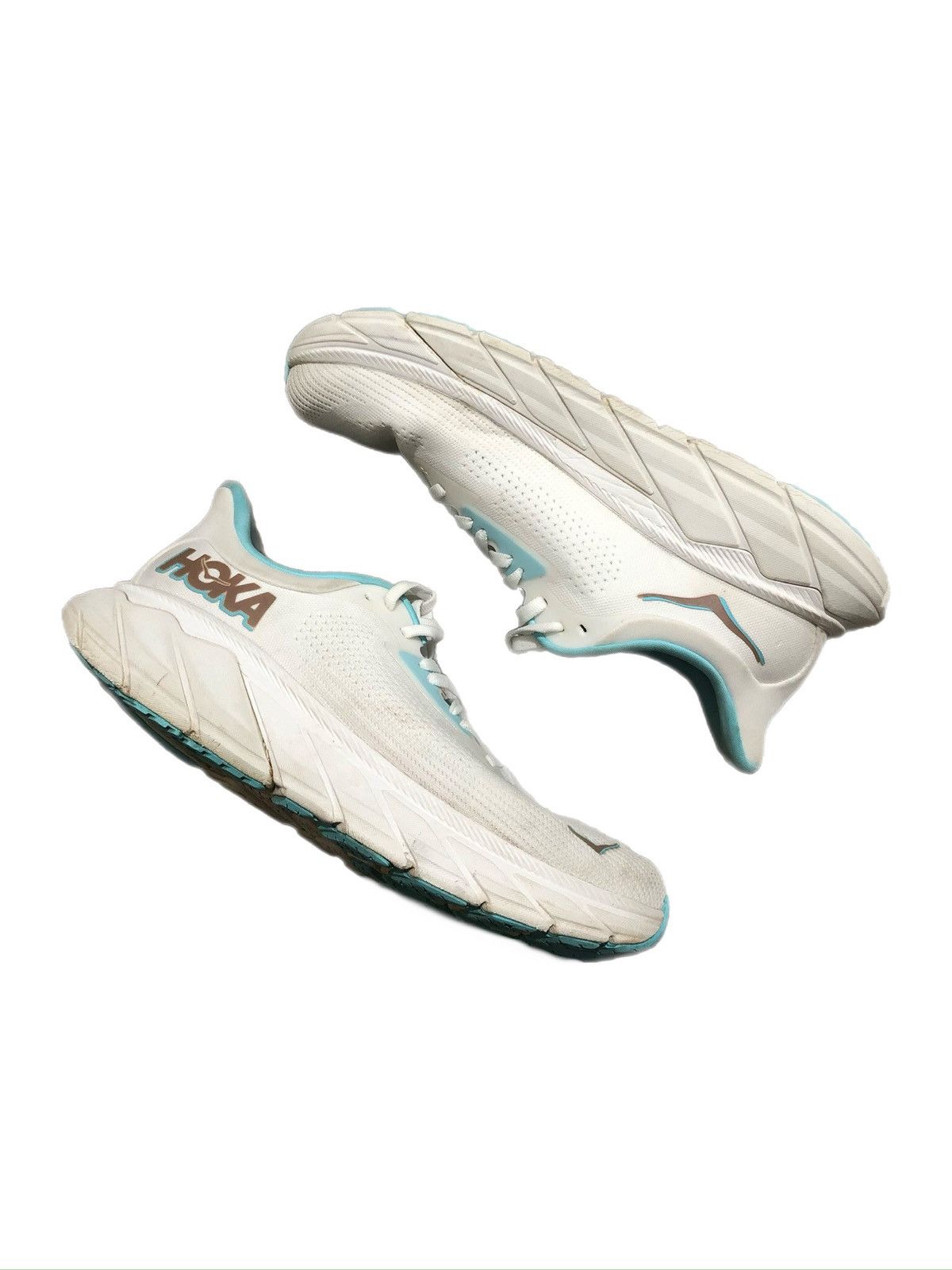 Hoka Arahi Shoes Womens Size White Blue Stability shoes
