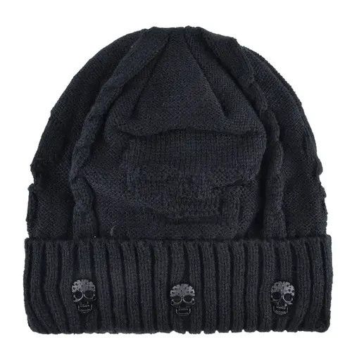 Designer Knitted Skull Beanies Size ONE SIZE - 4 Thumbnail
