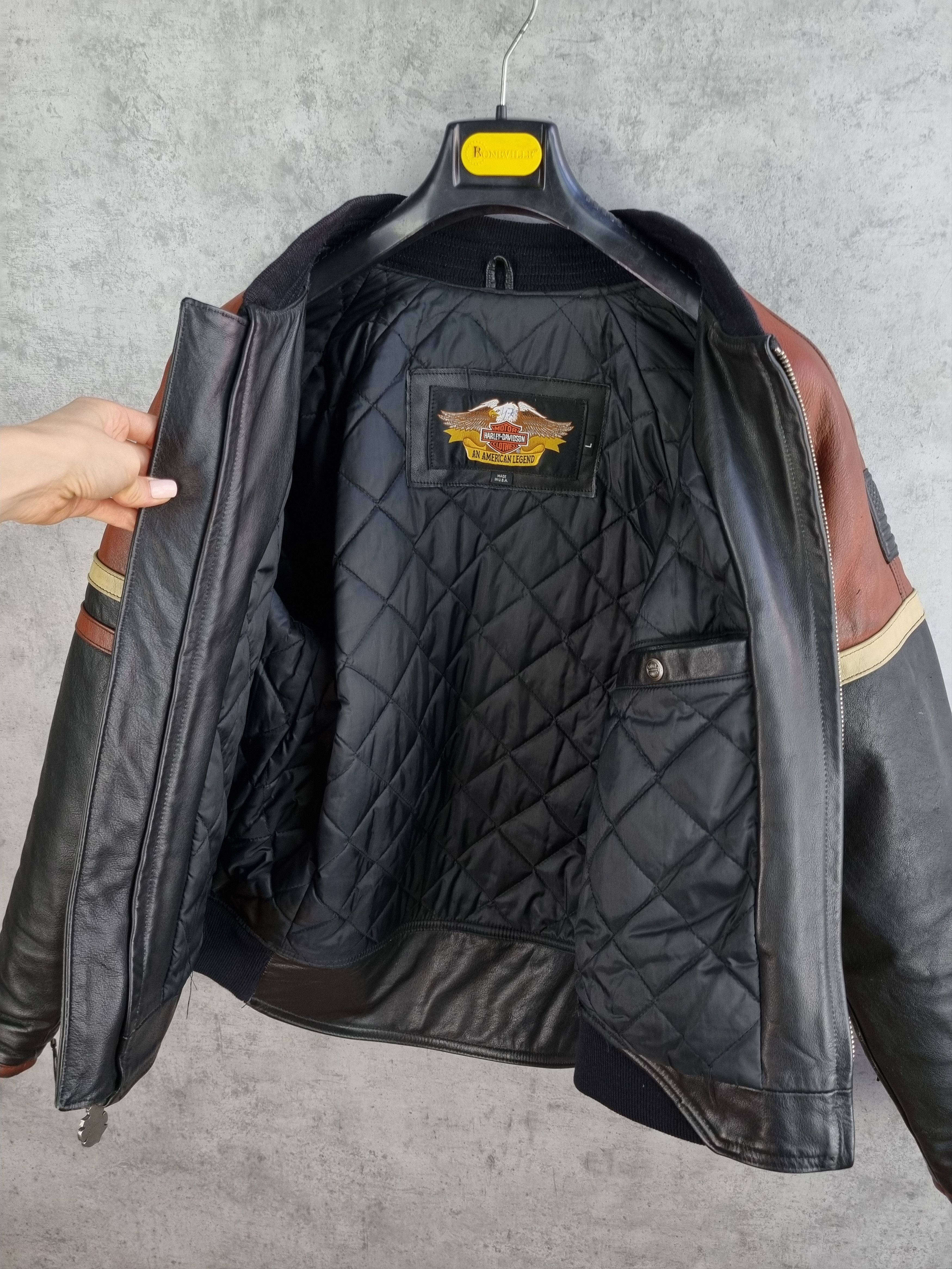 Harley Davidson Vintage Legendary Iconic Harley Davidson Leather Moto Jacket Size US L / EU 52-54 / 3 - 6 Thumbnail