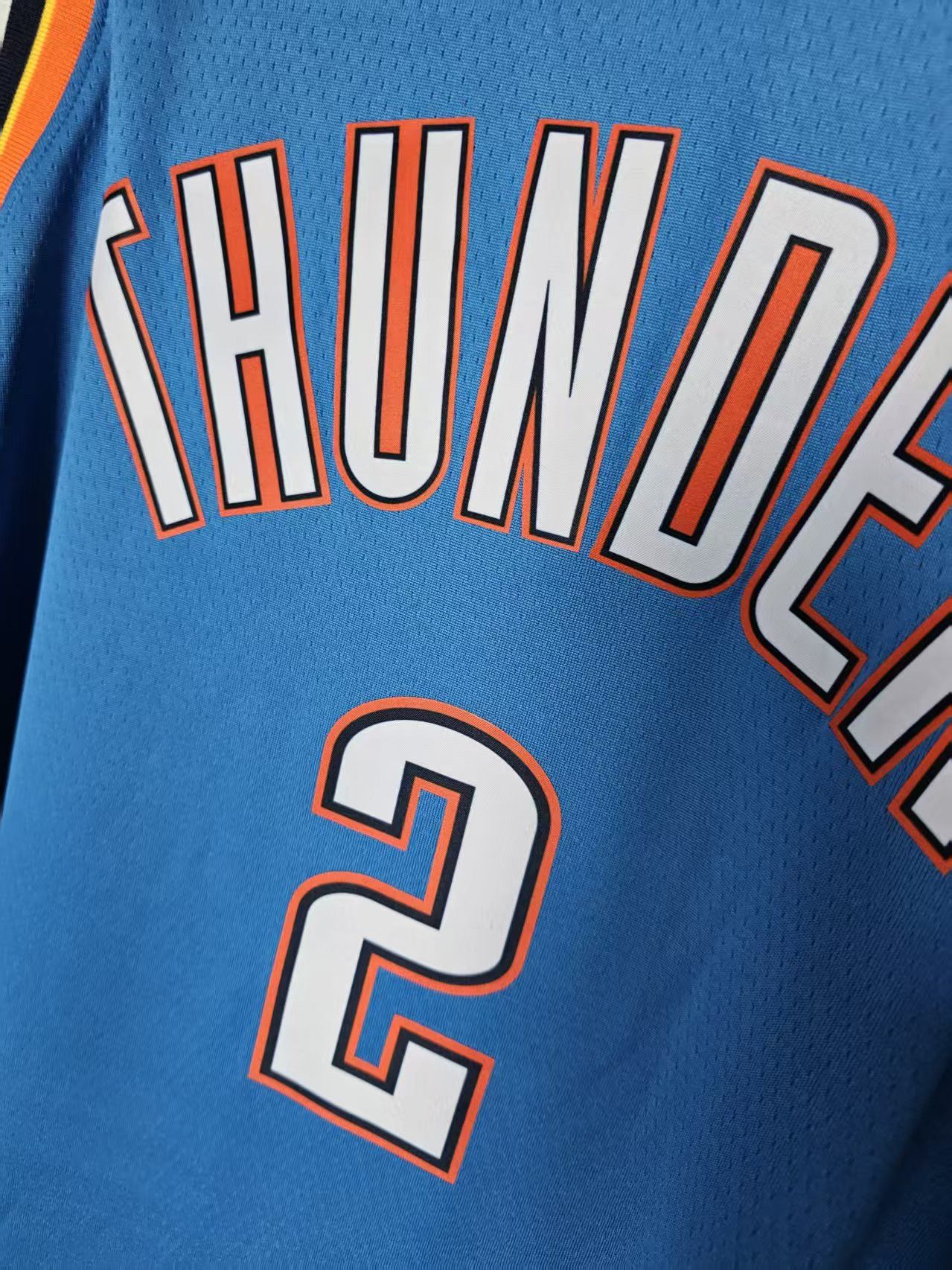 NBA Thunder #2 Shai Gilgeous-Alexander Jersey Blue Size US M / EU 48-50 / 2 - 3 Thumbnail