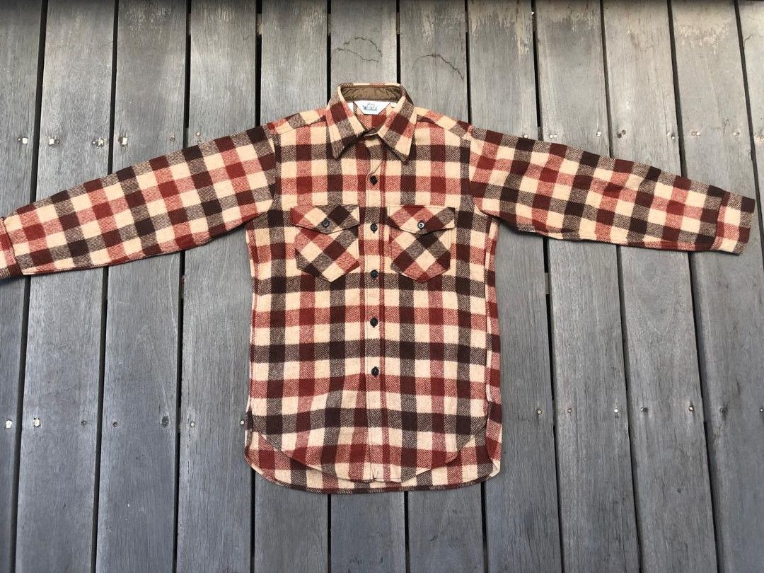 Woolrich Woolen Mills Vintage Woolrich Buffalo Check Wool Shirt USA CPO Size US S / EU 44-46 / 1 - 1 Thumbnail