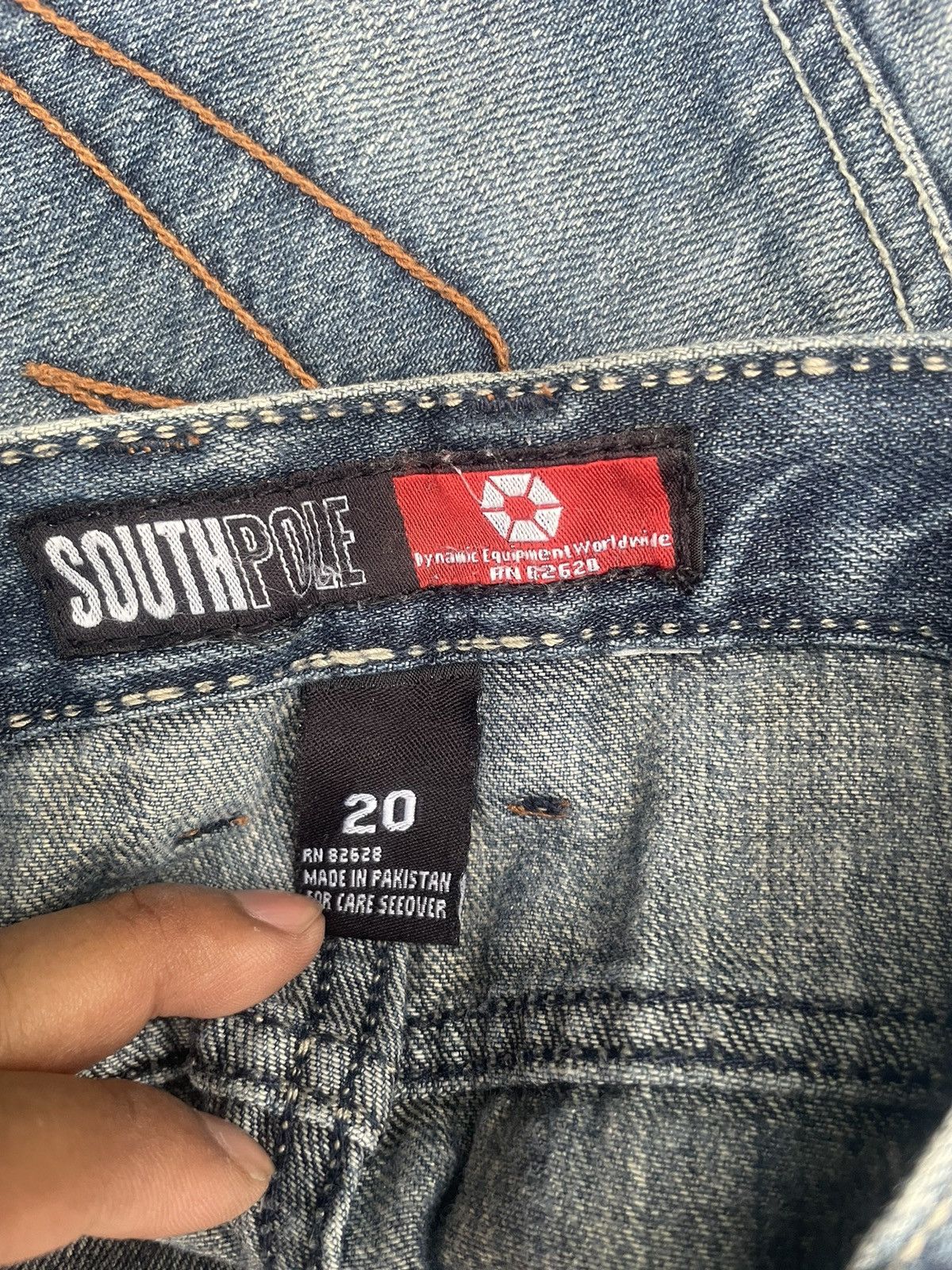 JNCO Vintage Baggy South Pole Denim Size US 32 / EU 48 - 13 Thumbnail