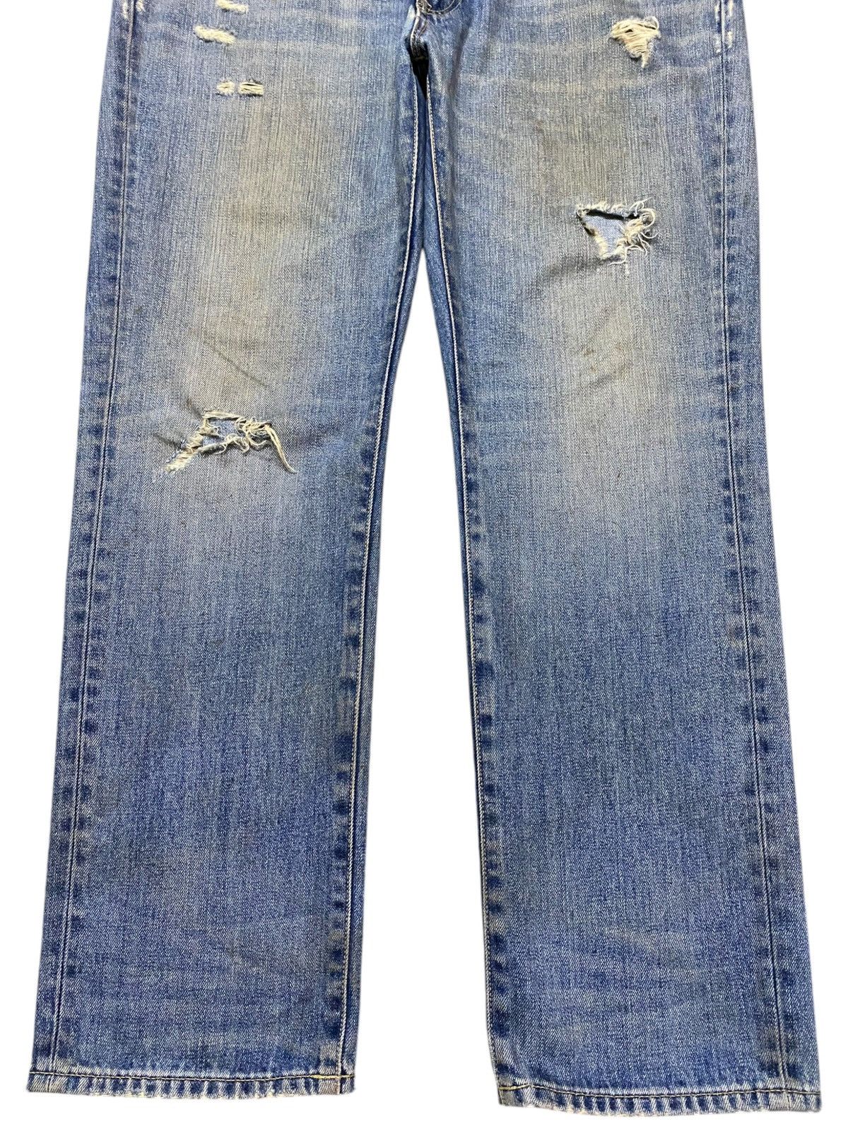 Japanese Brand Vintage Japanese Brands Mud Wash Distressed Loose Jeans Size US 38 / EU 54 - 5 Thumbnail
