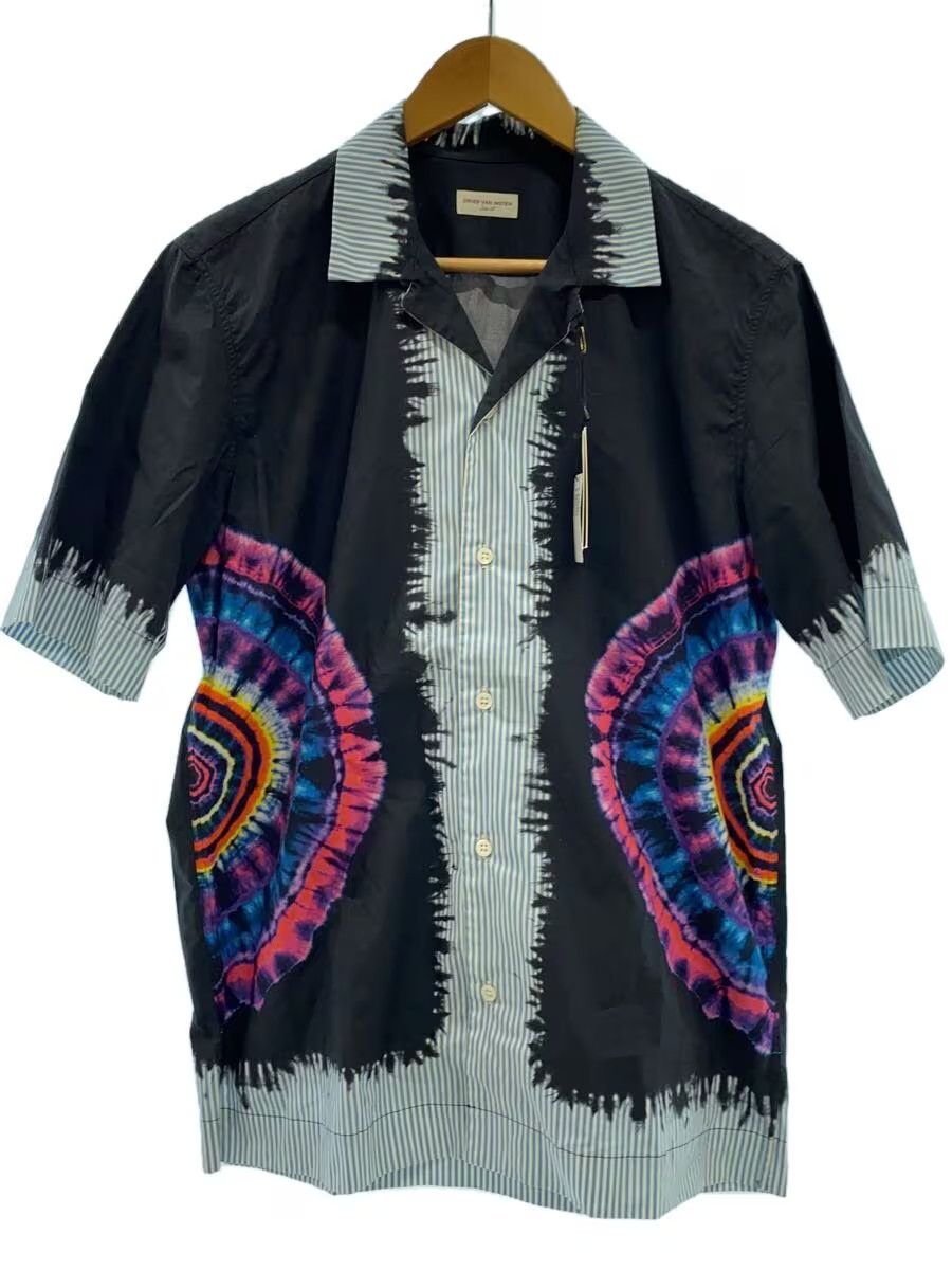 Dries Van Noten Striped Tie Dye Short Sleeve Button Shirt Size US S / EU 44-46 / 1 - 1 Thumbnail
