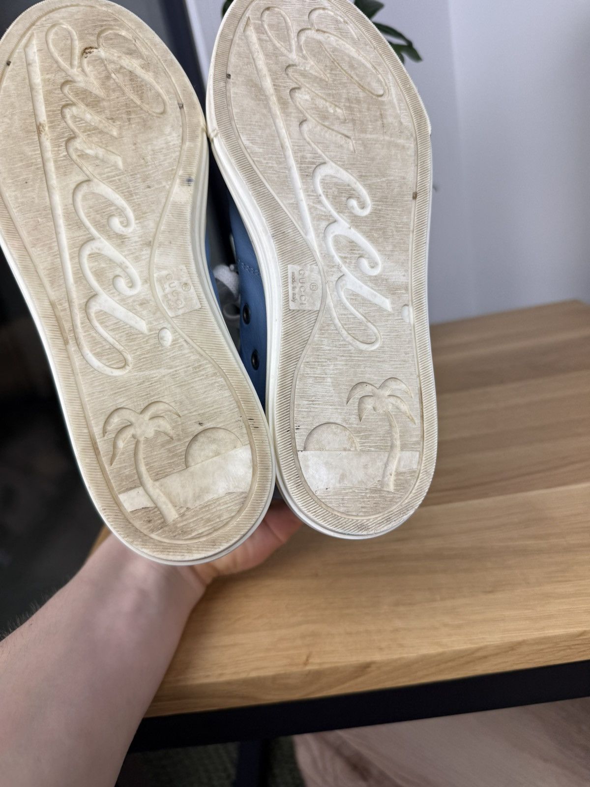 Gucci Gucci high top sneakers shoes Size US 6 / IT 36 - 13 Thumbnail