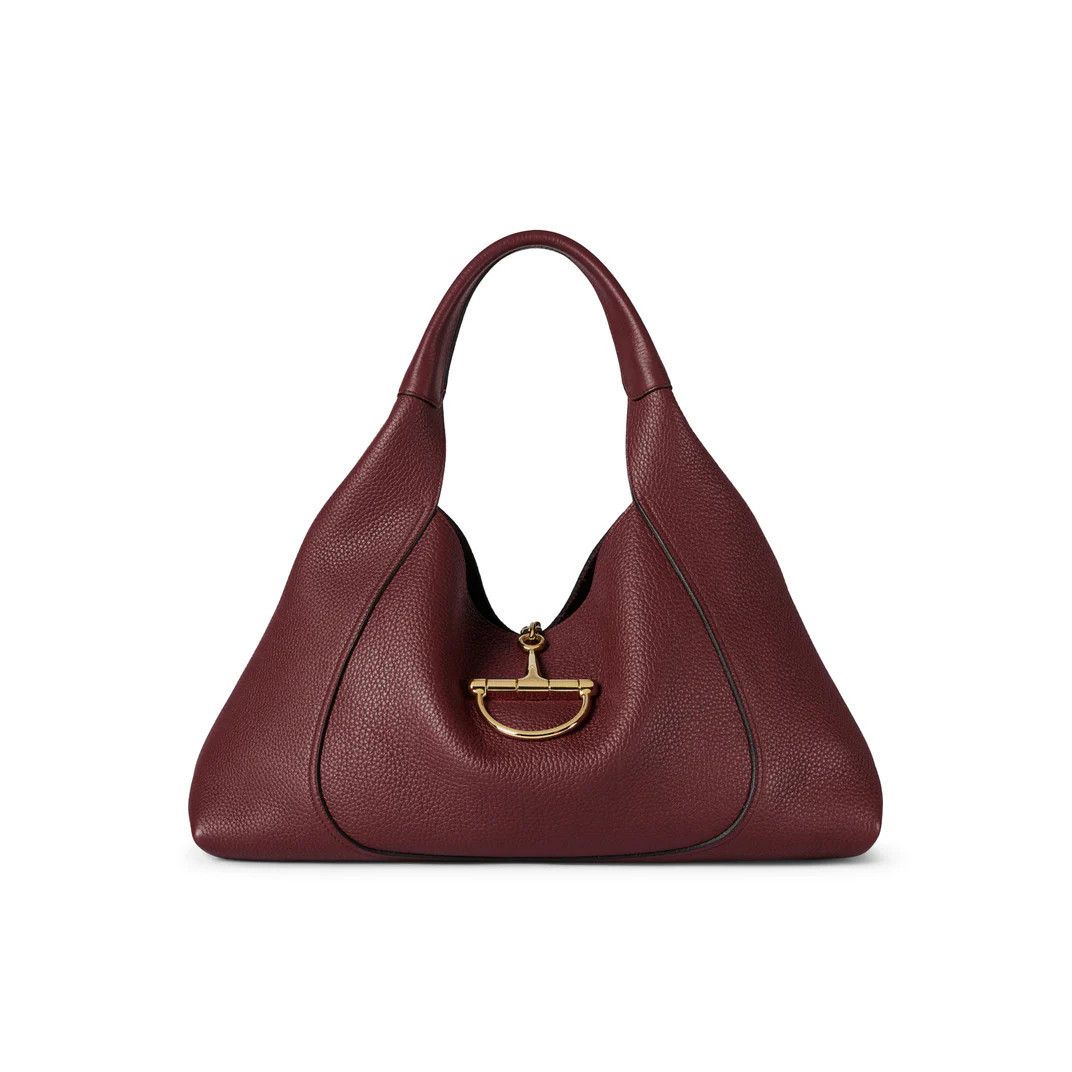 Gucci GUCCI Softbit Maxi $3650 Rosso Ancora Red Leather Shoulder B Size ONE SIZE - 1 Thumbnail