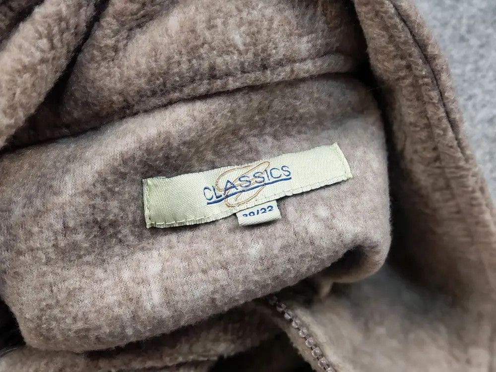Japanese Brand Vintage 90's Fleece Zip Jacket Supreme Art Brown Wolf Hype Size US M / EU 48-50 / 2 - 9 Thumbnail
