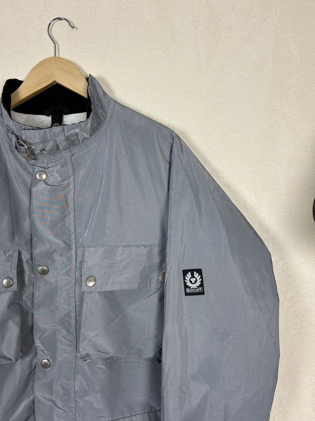 Belstaff × Vintage BELSTAFF Roadmaster Nylon Biker Belted Jacket Vintage Size US L / EU 52-54 / 3 - 2 Thumbnail