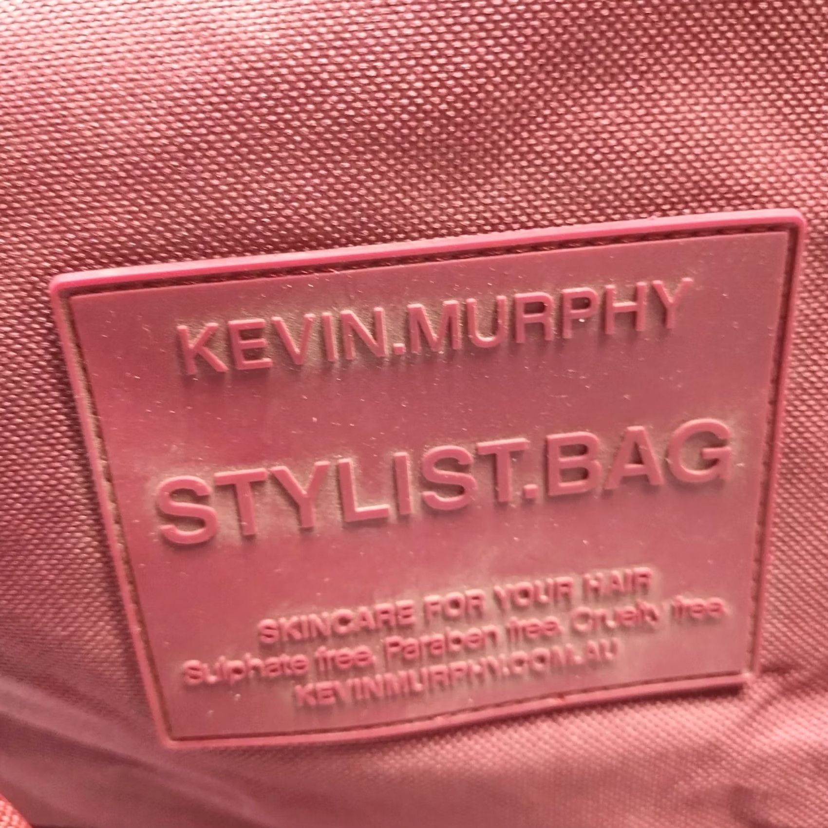 Vintage Kevin Murphy Stylist Duffle Bag Womens Burgundy Canvas Dual Top Handle KMuc2046 Size L / US 10 / IT 46 - 6 Thumbnail