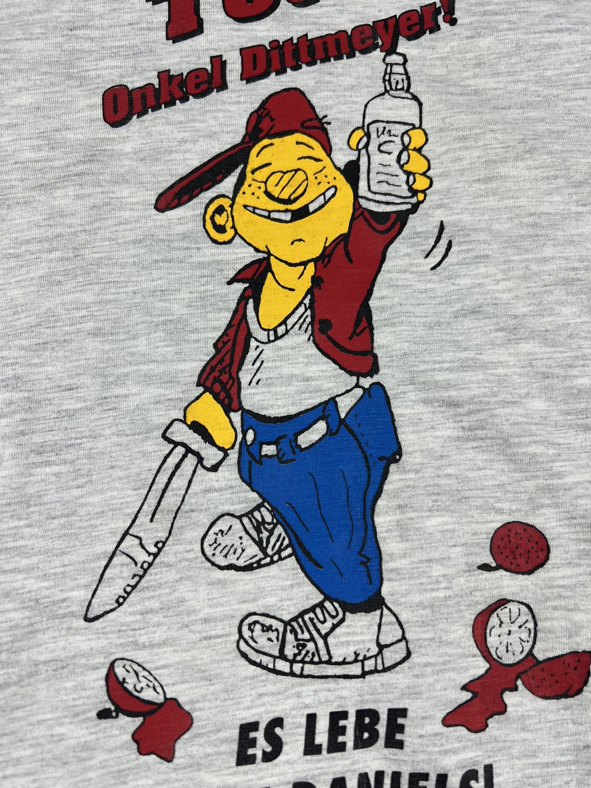 Band Tees Vintage Onkel Dittmeyer Jack Daniels Germany 80s Tee Shirt Size US XXL / EU 58 / 5 - 6 Thumbnail