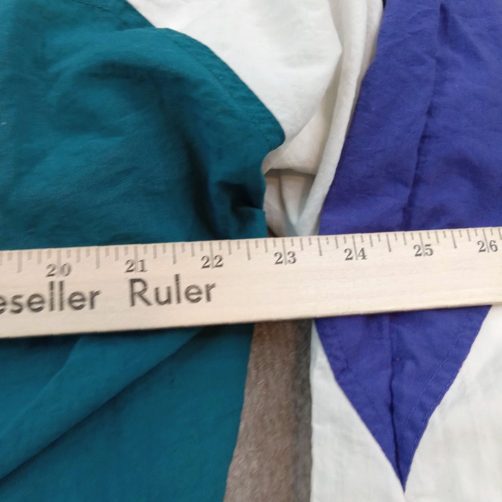 Vintage Hoopwear Windbreaker Mens Medium Extra Large XL Blue White Full Zip Lined Size US M / EU 48-50 / 2 - 4 Thumbnail