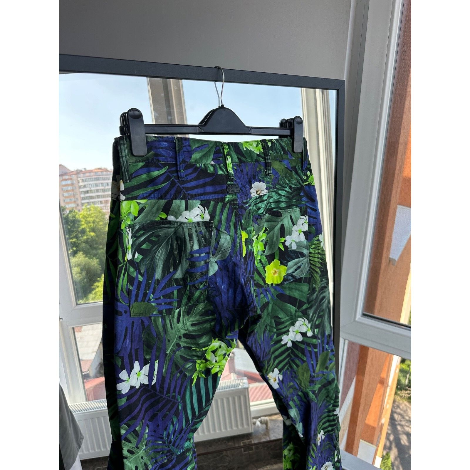 G-Star G Star Raw 5622 3D Tapered COJ Floral All Over Print Pants S Size US 29 - 9 Thumbnail
