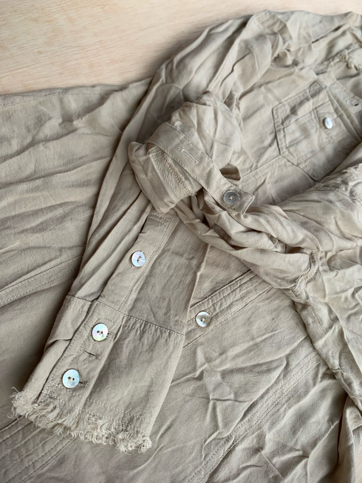 Hysteric Glamour × If Six Was Nine × Japanese Brand Goa Distressed Ifsixwasnine Lgb style Shirt Size US L / EU 52-54 / 3 - 5 Thumbnail