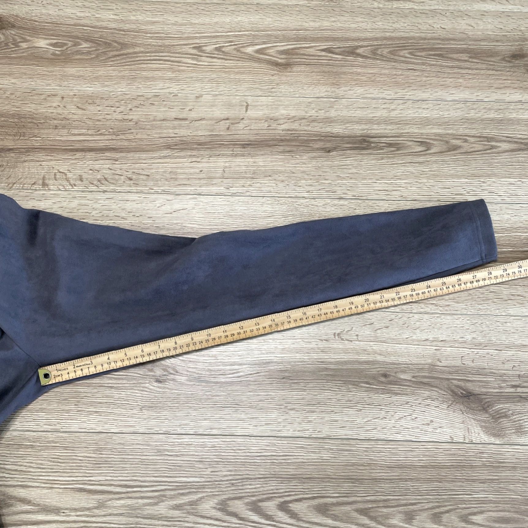 White House Black Market VINTAGE White House Black Market Women Leggings Ankle Stretch Suede Gray Size 8 Size 30" / US 8 / IT 44 - 6 Thumbnail