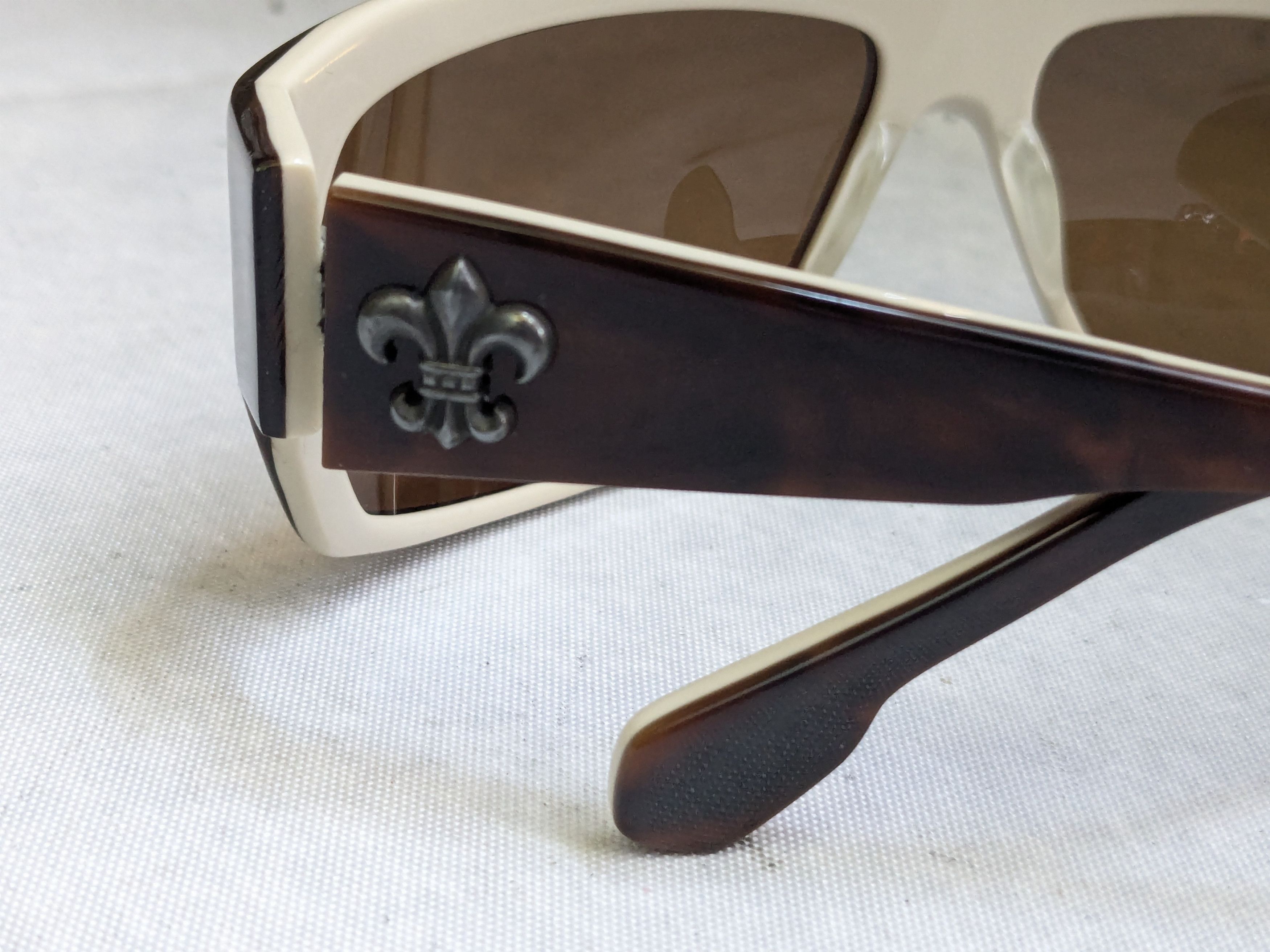 Chrome Hearts Chrome Hearts Wam Bam Sunglasses Brown Flier De Lis Size ONE SIZE - 12 Thumbnail
