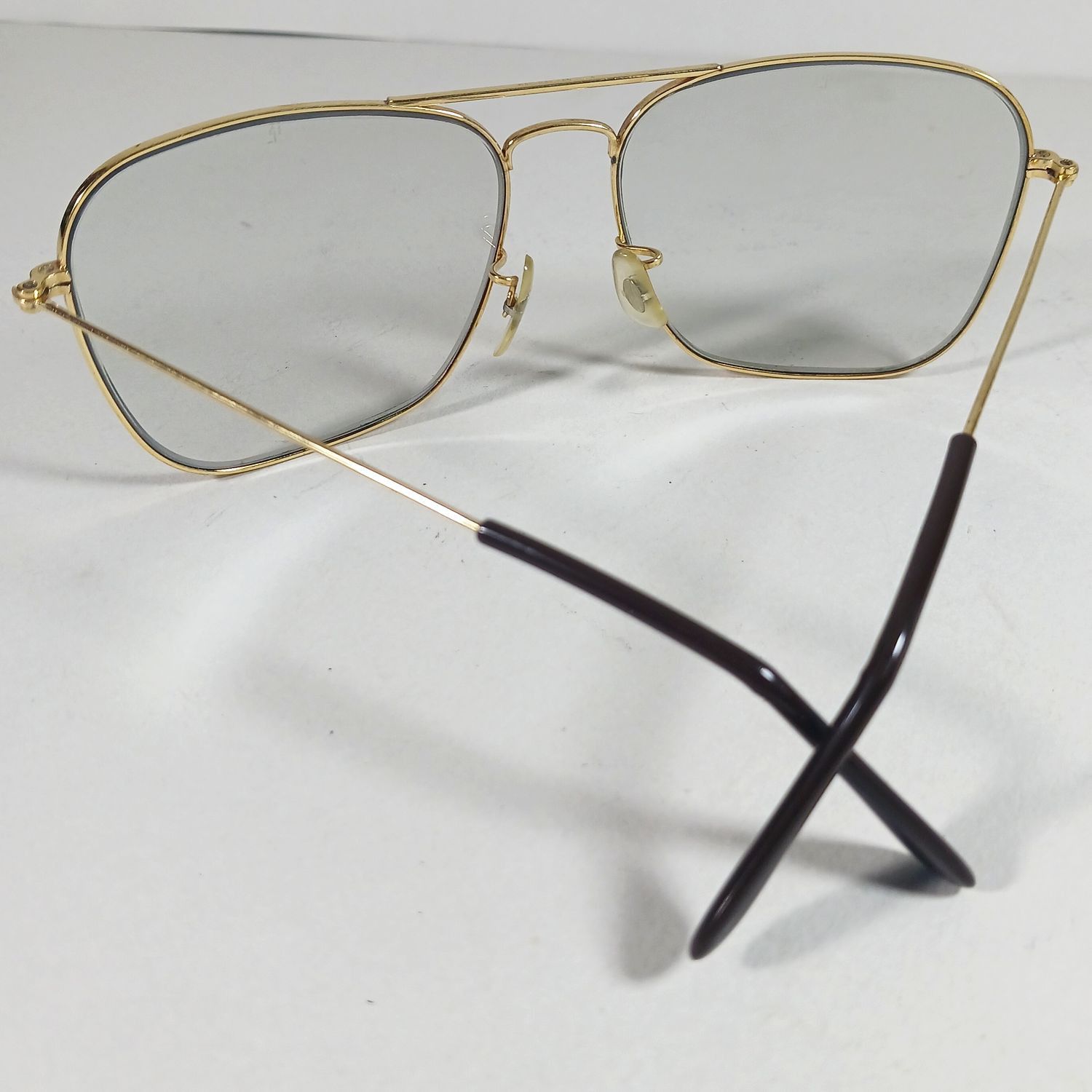 Bausch & Lomb Ray‑Ban B&L Caravan Gold‑Filled USA Photogray Sunglasses Size ONE SIZE - 5 Thumbnail
