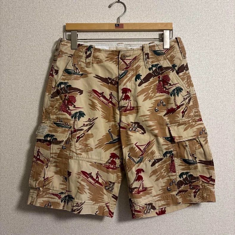 RRL Ralph Lauren Ralph Lauren RRL Camo Hawaii Shorts W31 - dmc Size US 31 - 1 Thumbnail