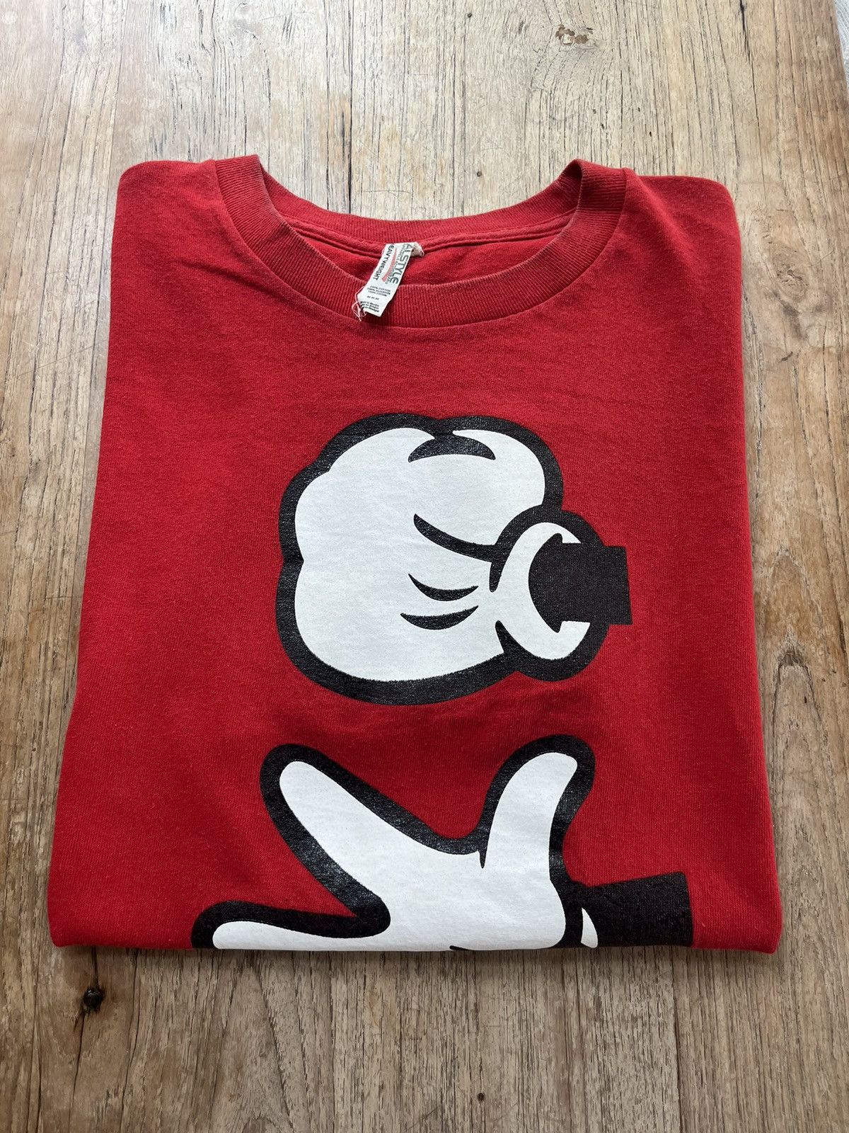 Disney × Mickey Mouse Waltz Disney Rock Paper Scissors Mickey Hands Tshirt Size US M / EU 48-50 / 2 - 1 Thumbnail
