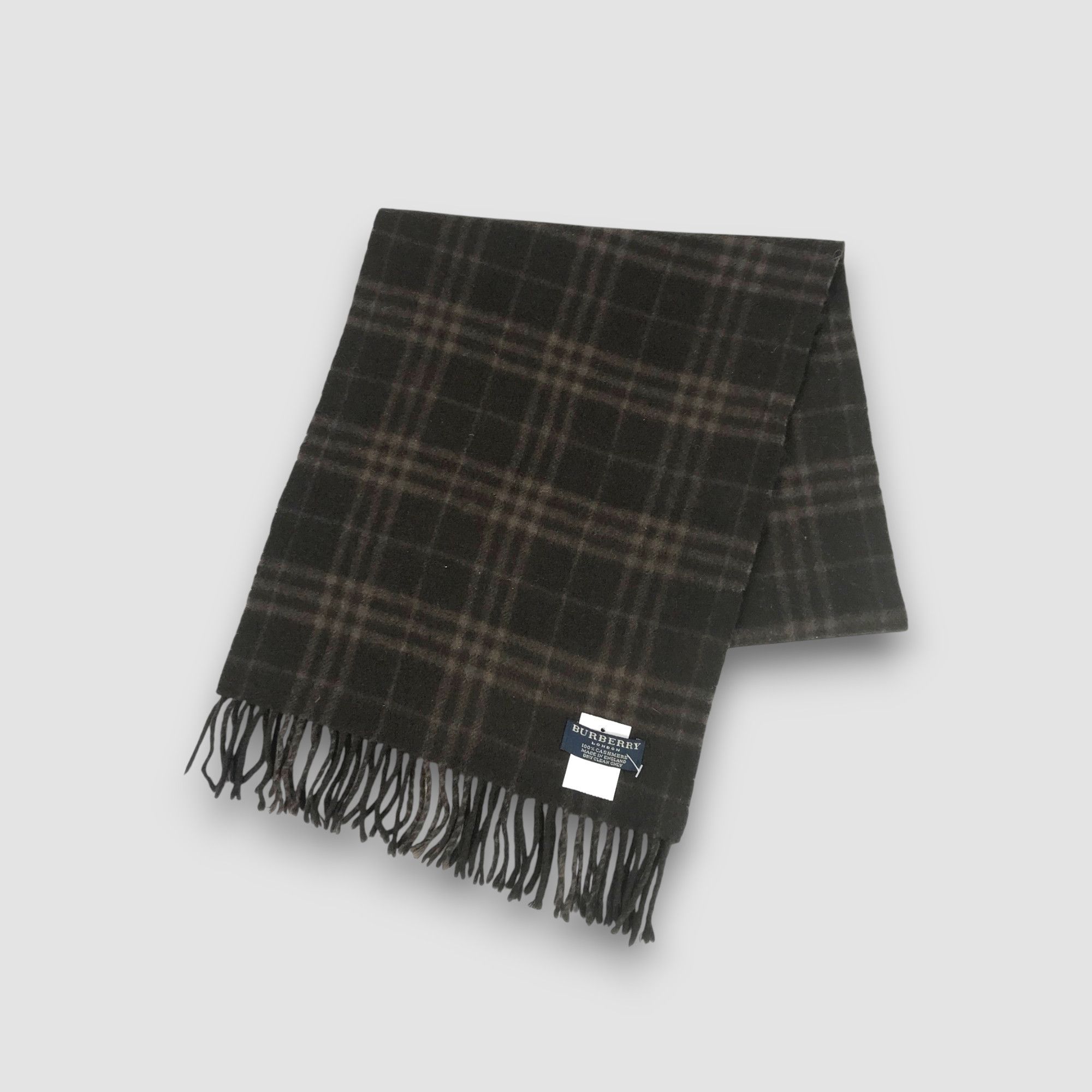 Burberry Vintage Burberry Cashmere Scarf Nova Check Scarves Size ONE SIZE - 1 Thumbnail